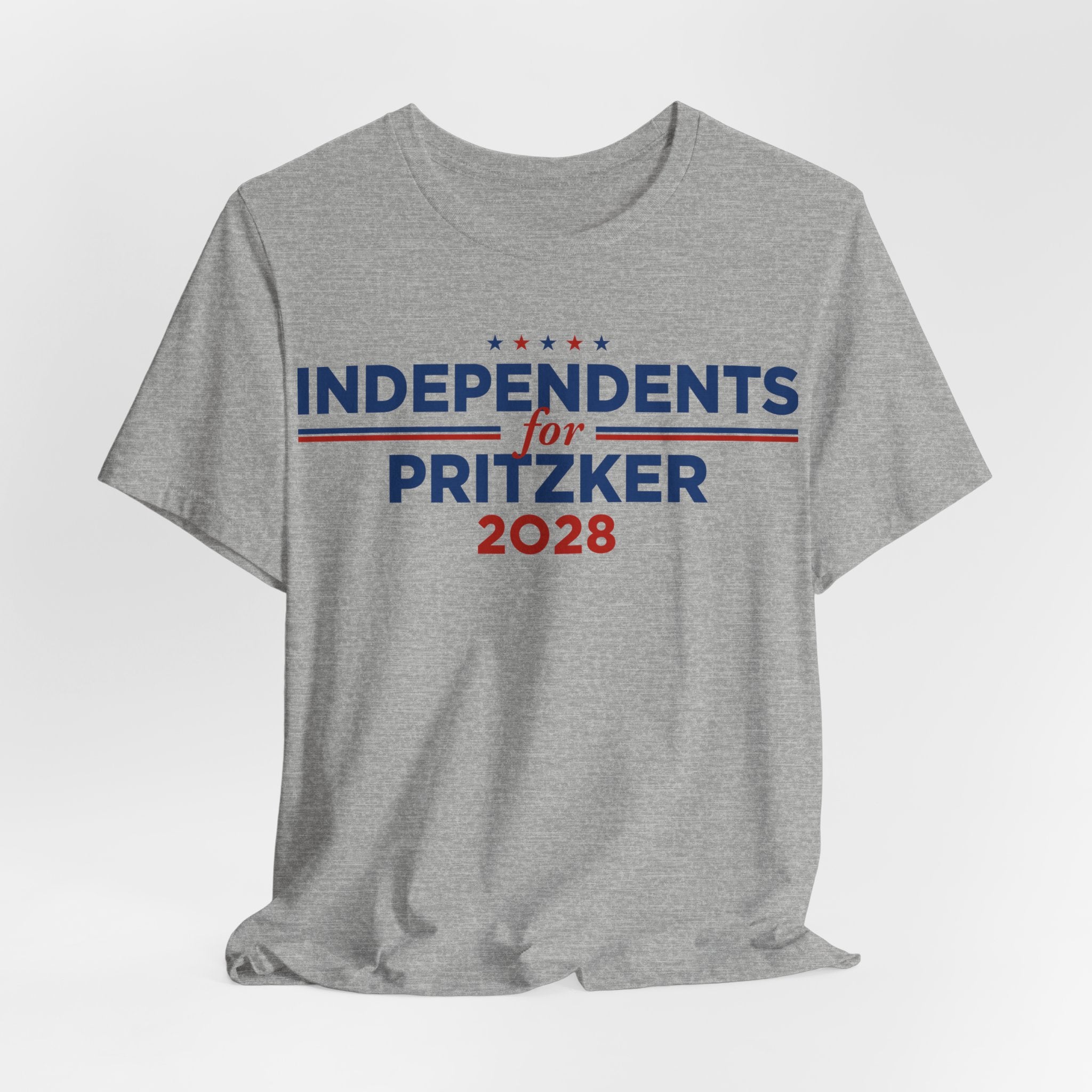 Independents for J.B. Pritzker for President Campaign T-Shirt 2028