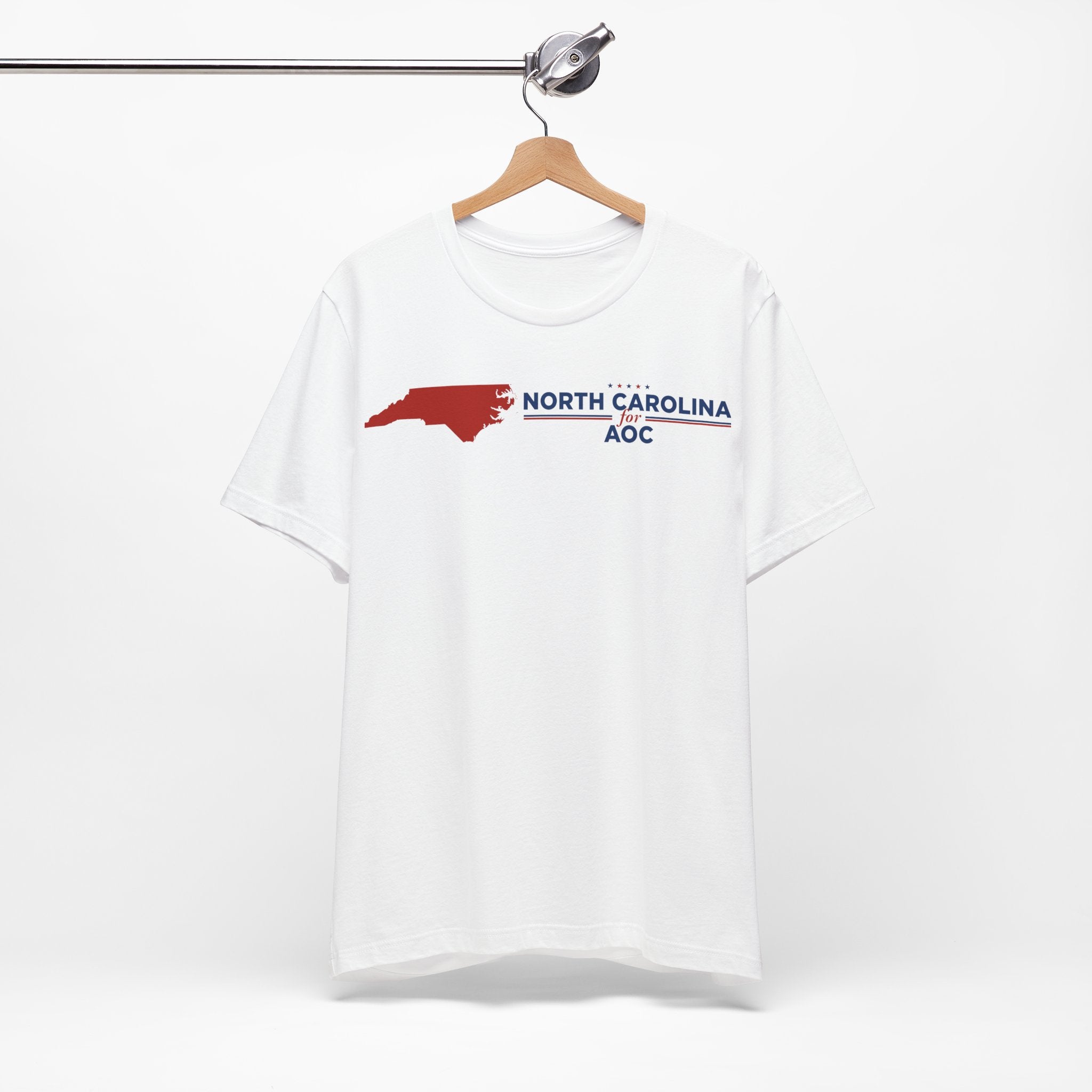 North Carolina for AOC for President Campaign T-Shirt 2028