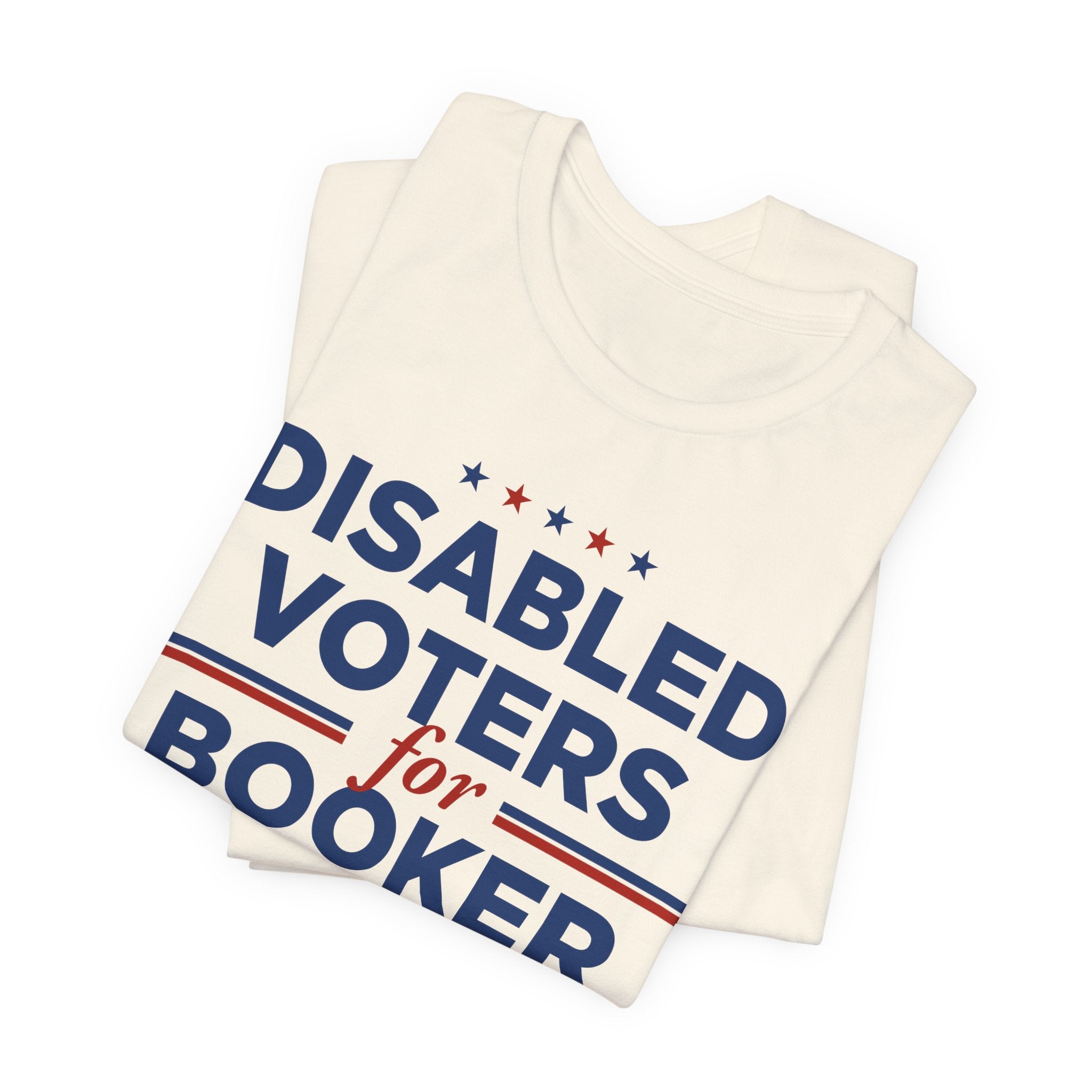 Disabled Voters for Cory Booker for President Campaign T-Shirt 2028