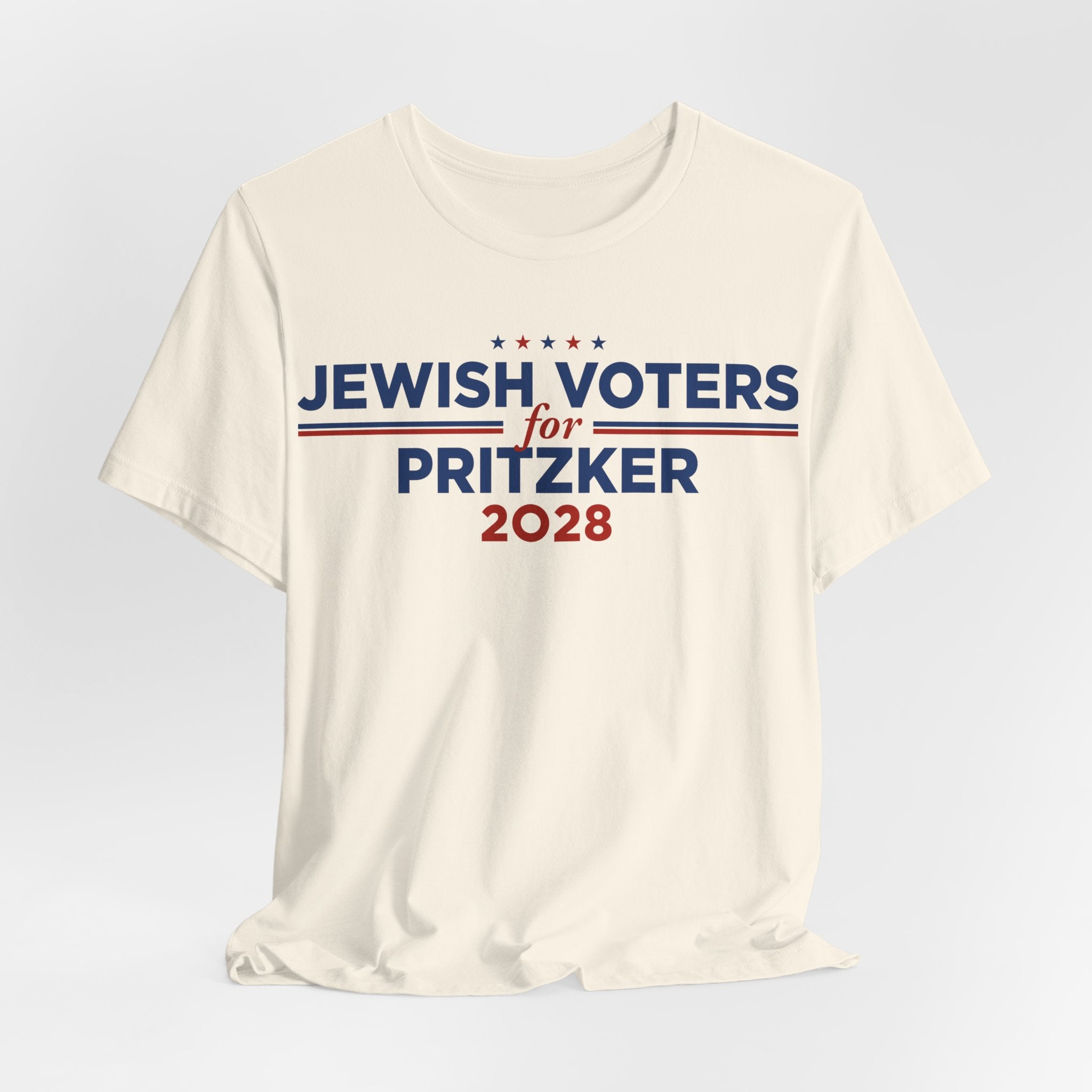 Jewish Voters for J.B. Pritzker for President Campaign T-Shirt 2028