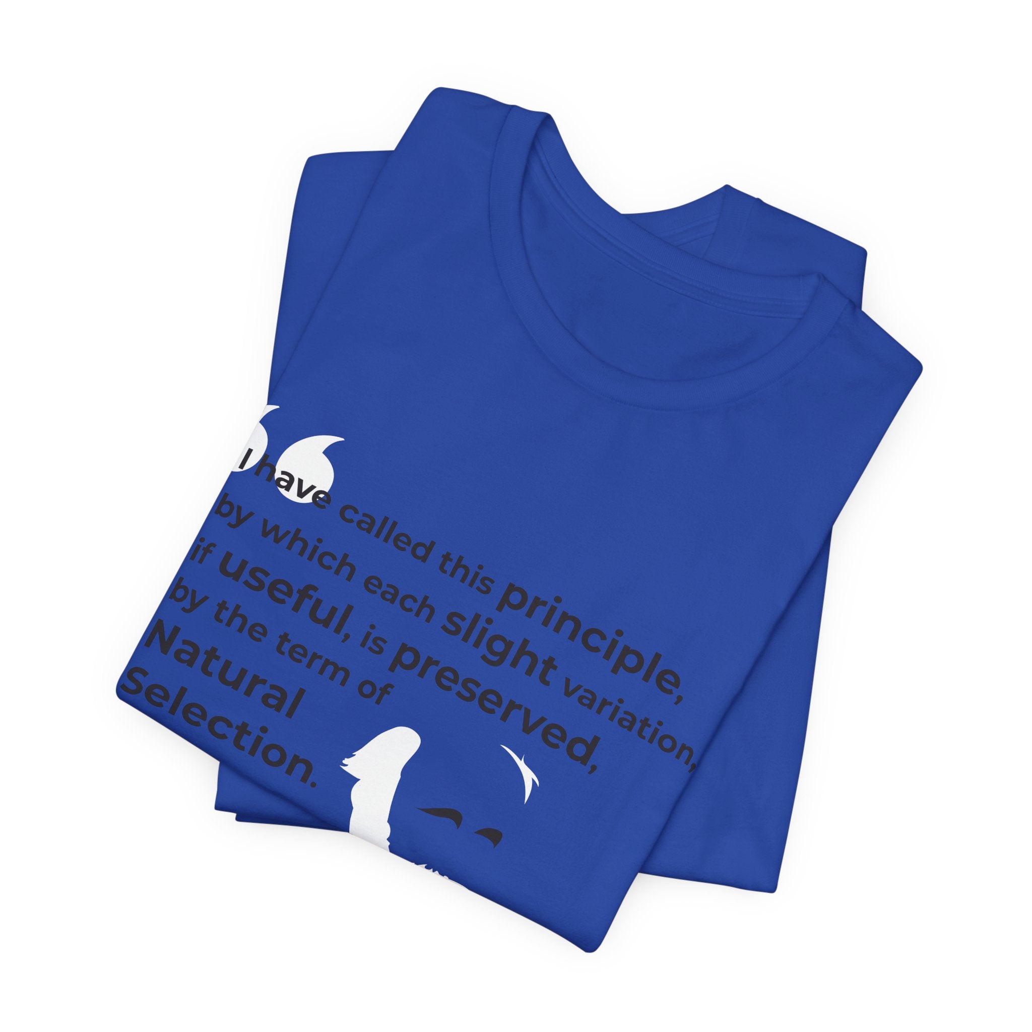 Charles Darwin Natural Selection Unisex Jersey Short Sleeve T-Shirt - Science Enthusiast