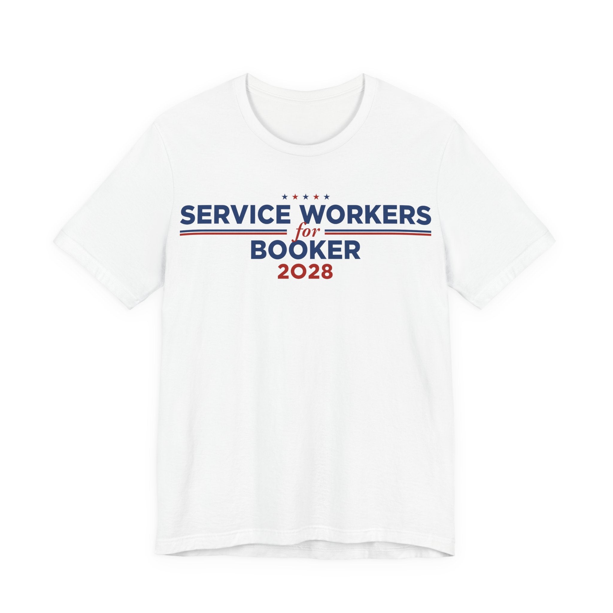Service Workers for Cory Booker for President Campaign T-Shirt 2028