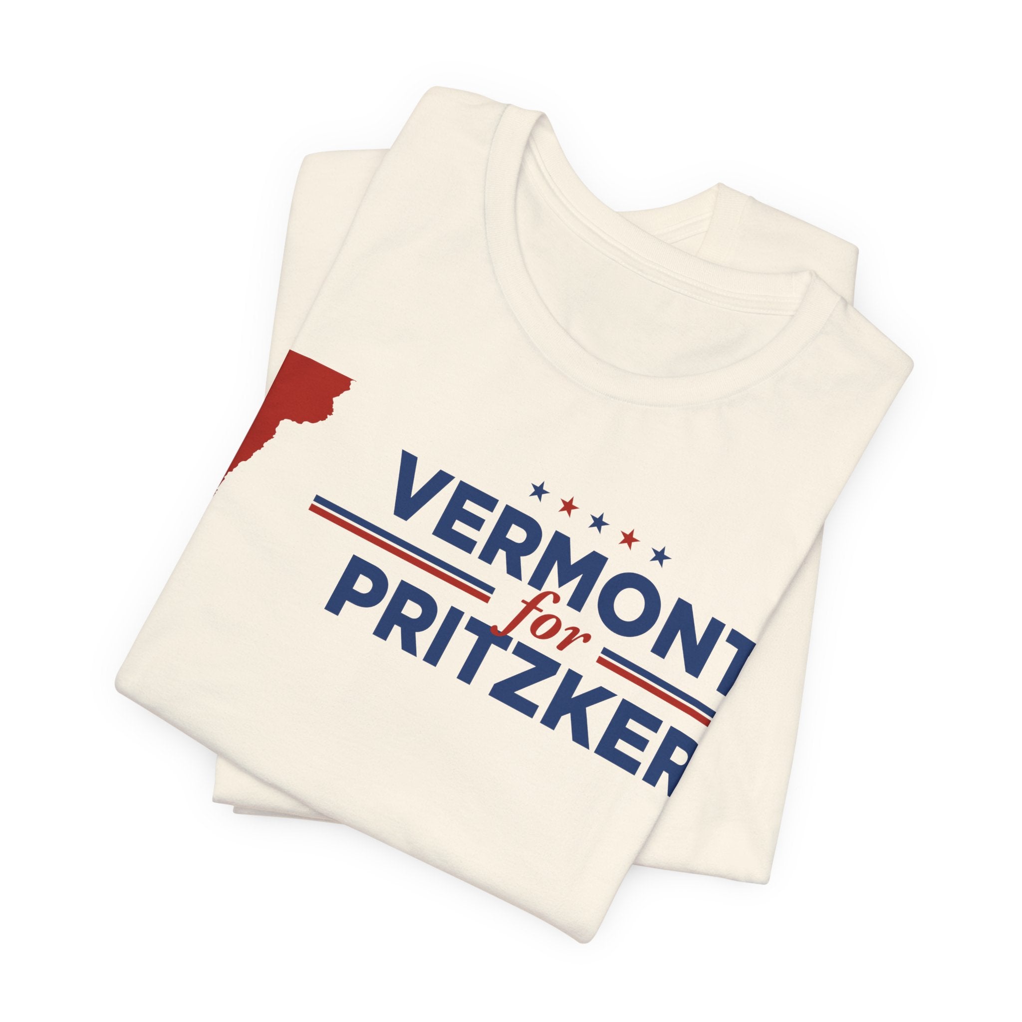 Vermont for J.B. Pritzker for President Campaign T-Shirt 2028