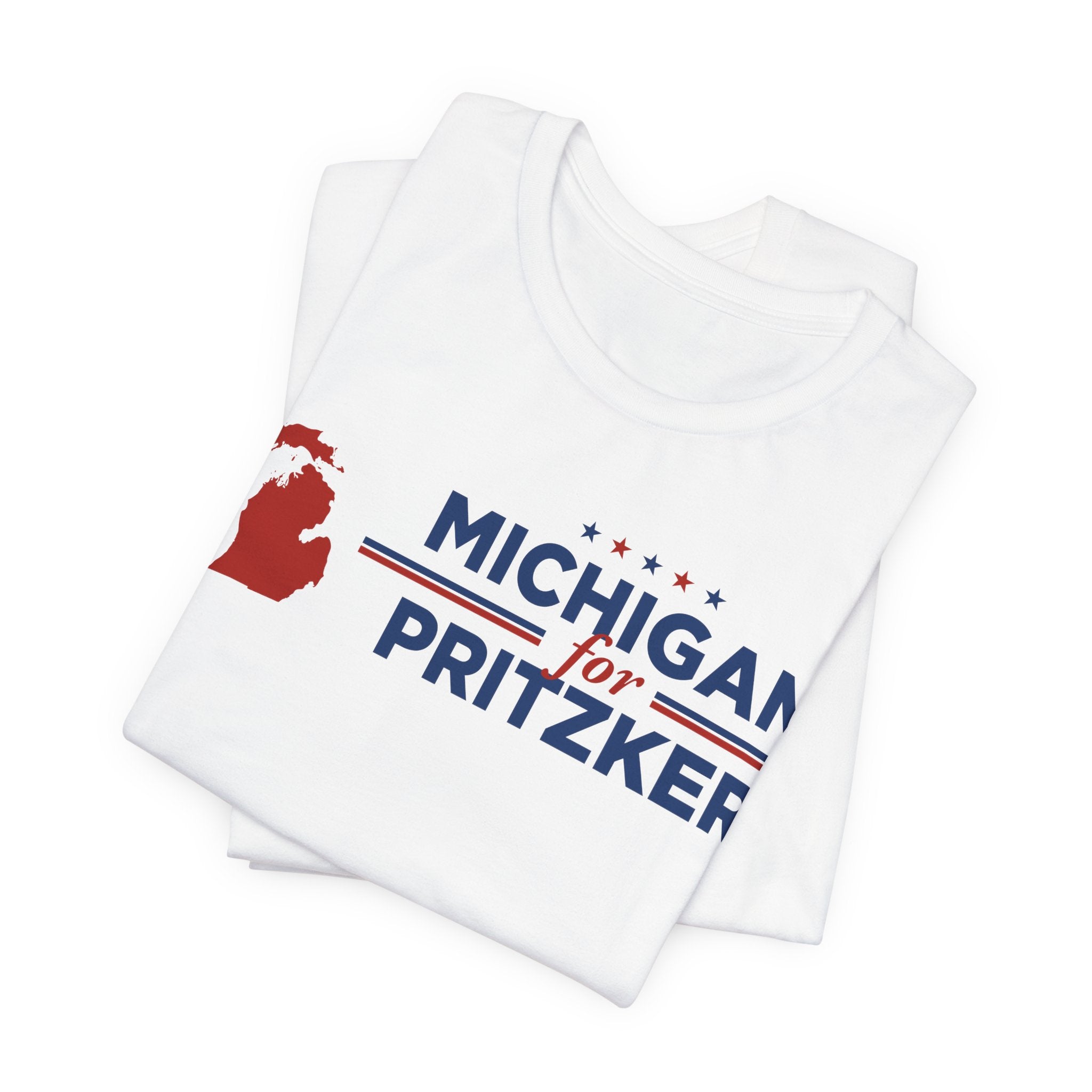 Michigan for J.B. Pritzker for President Campaign T-Shirt 2028