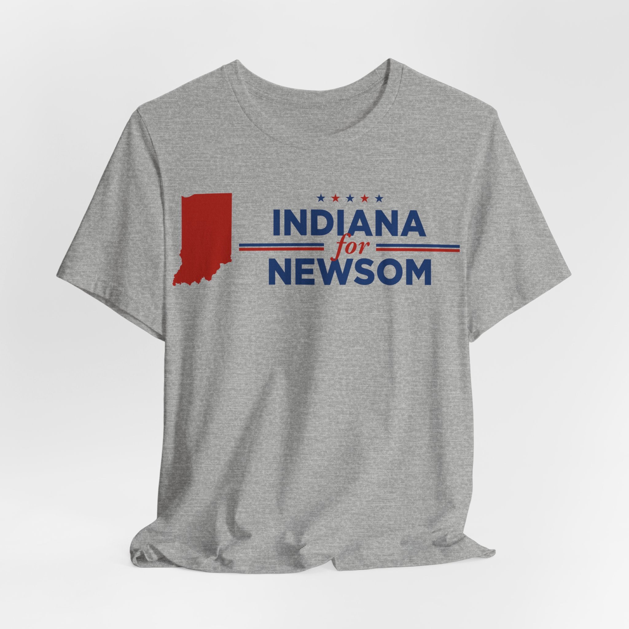 Indiana for Gavin Newsom for President Campaign T-Shirt 2028