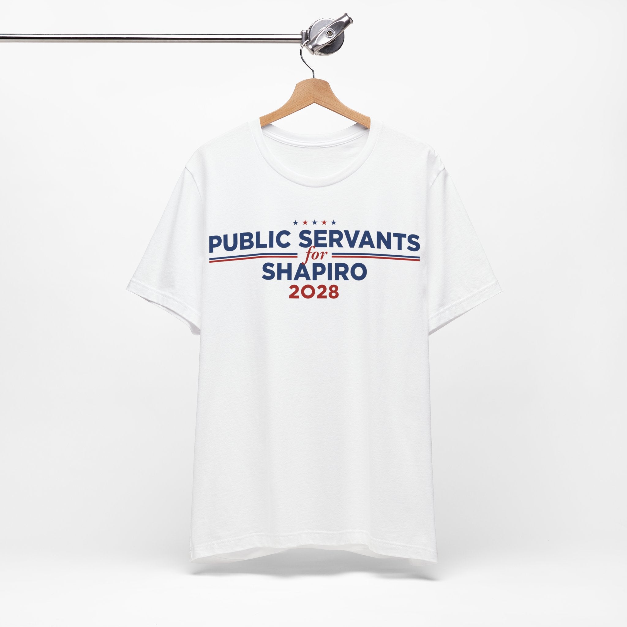 Public Servants for Josh Shapiro for President Campaign T-Shirt 2028