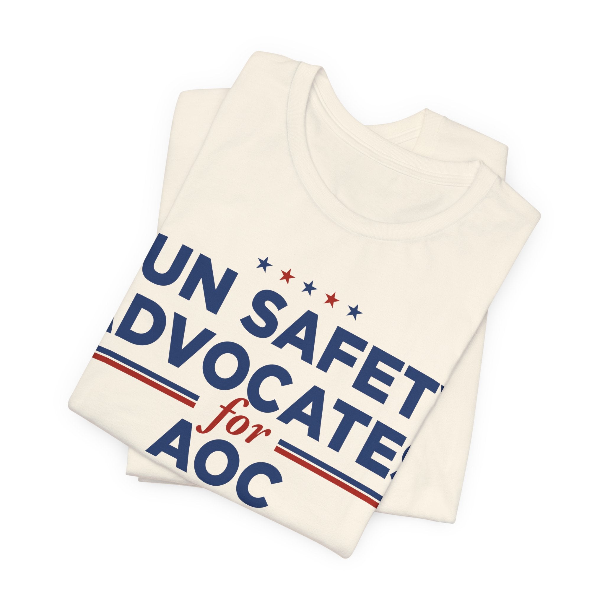 Gun Safety Advocates for AOC for President Campaign T-Shirt 2028