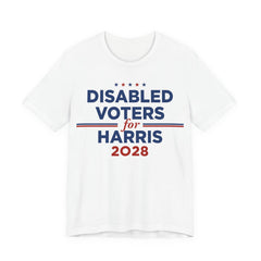 Disable Voters for Kamala Harris for President Campaign T-Shirt 2028