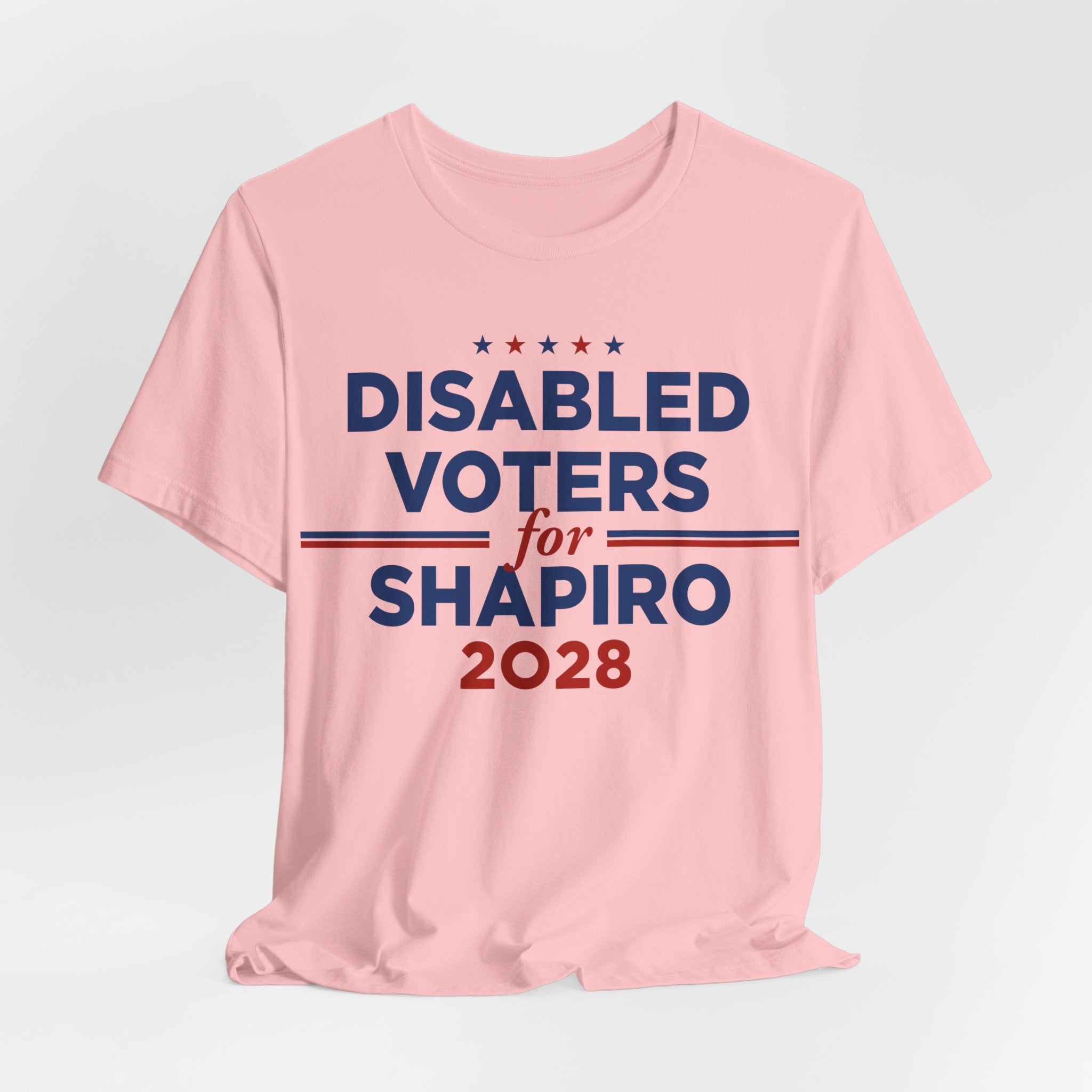 Disabled Voters for Josh Shapiro for President Campaign T-Shirt 2028
