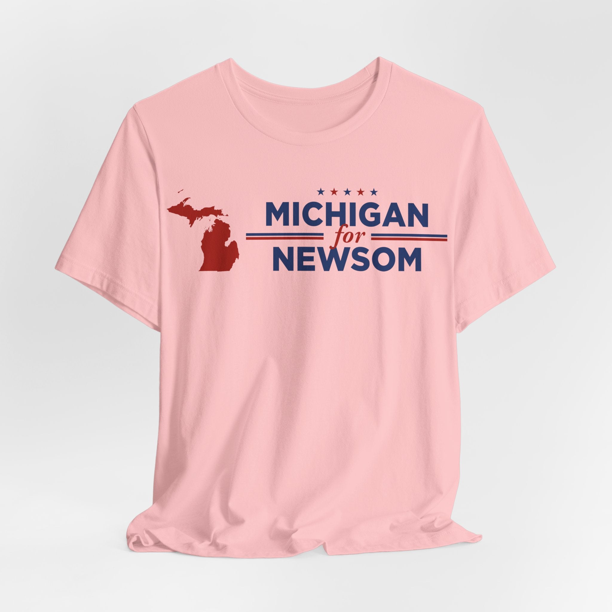 Michigan for Gavin Newsom for President Campaign T-Shirt 2028