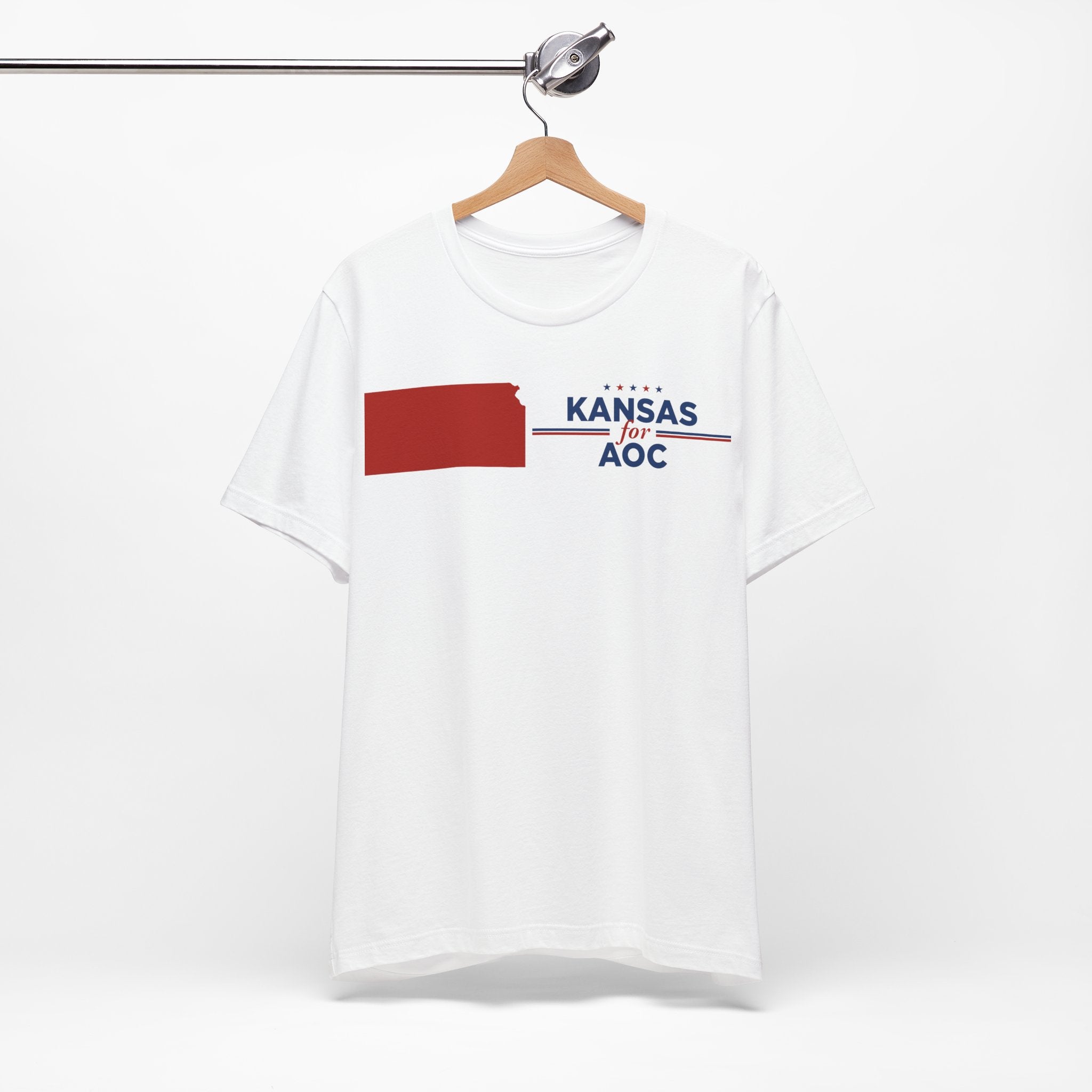 Kansas for AOC for President Campaign T-Shirt 2028