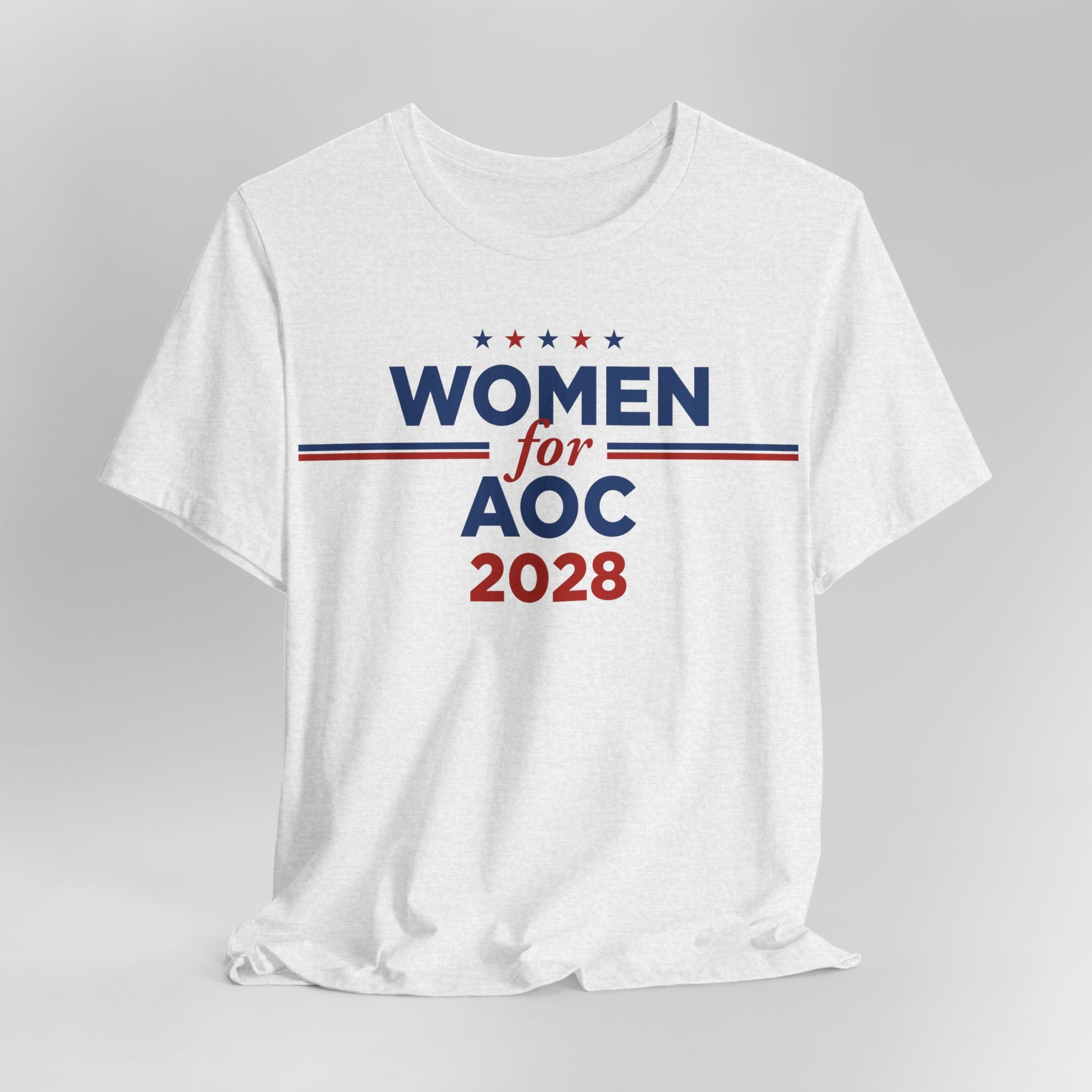 Women for AOC for President Campaign T-Shirt 2028