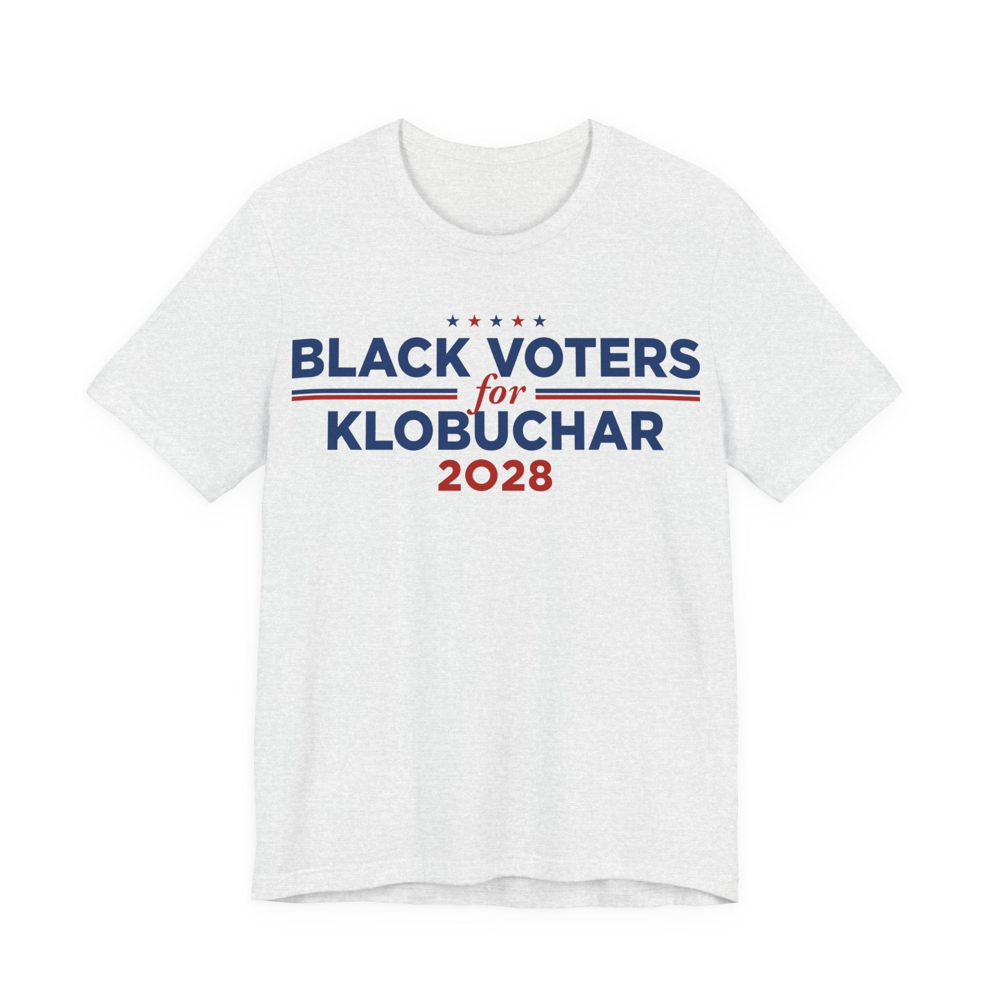 Black Voters for Amy Klobuchar Campaign T-Shirt for President 2028