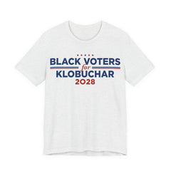 Black Voters for Amy Klobuchar Campaign T-Shirt for President 2028