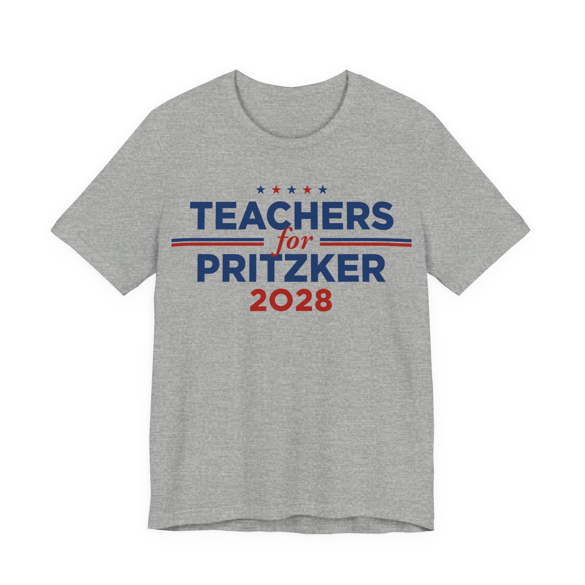 Teachers for J.B. Pritzker for President Campaign T-Shirt 2028