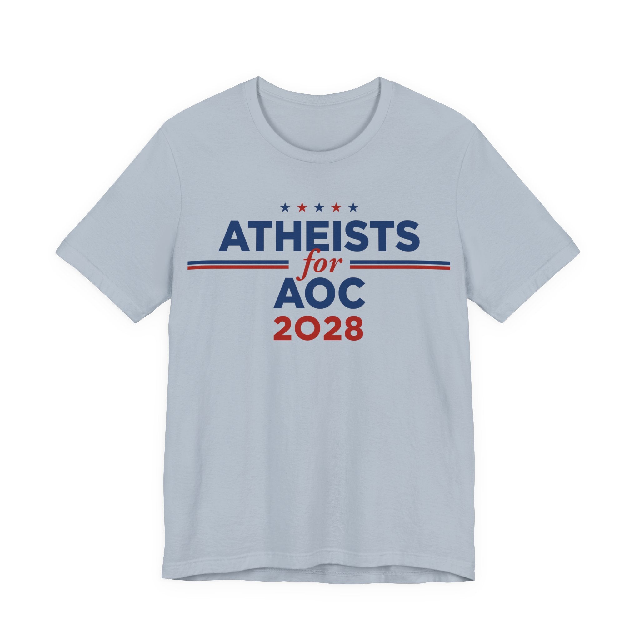 Atheists for AOC for President Campaign T-Shirt 2028