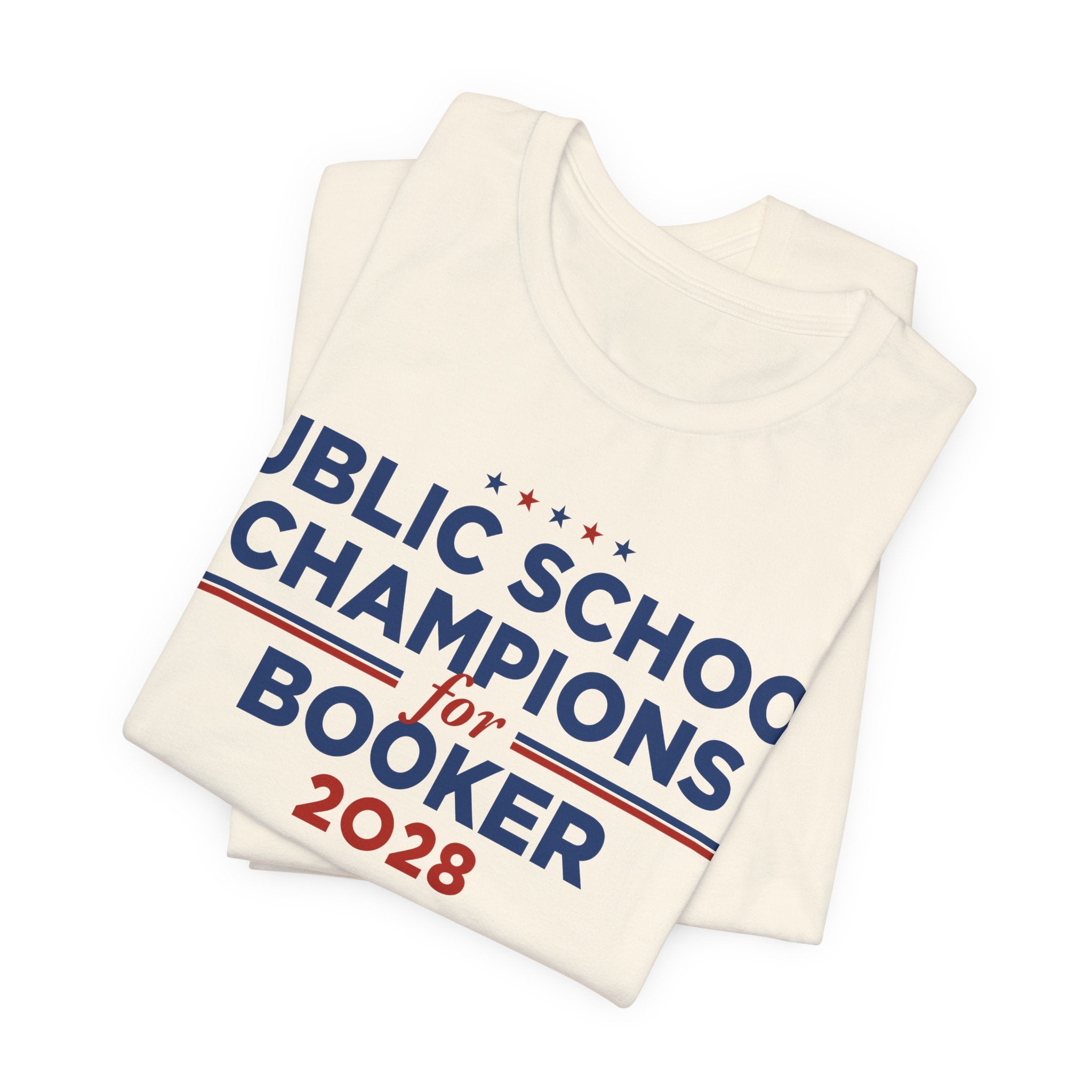 Public School Champions for Cory Booker for President Campaign T-Shirt 2028