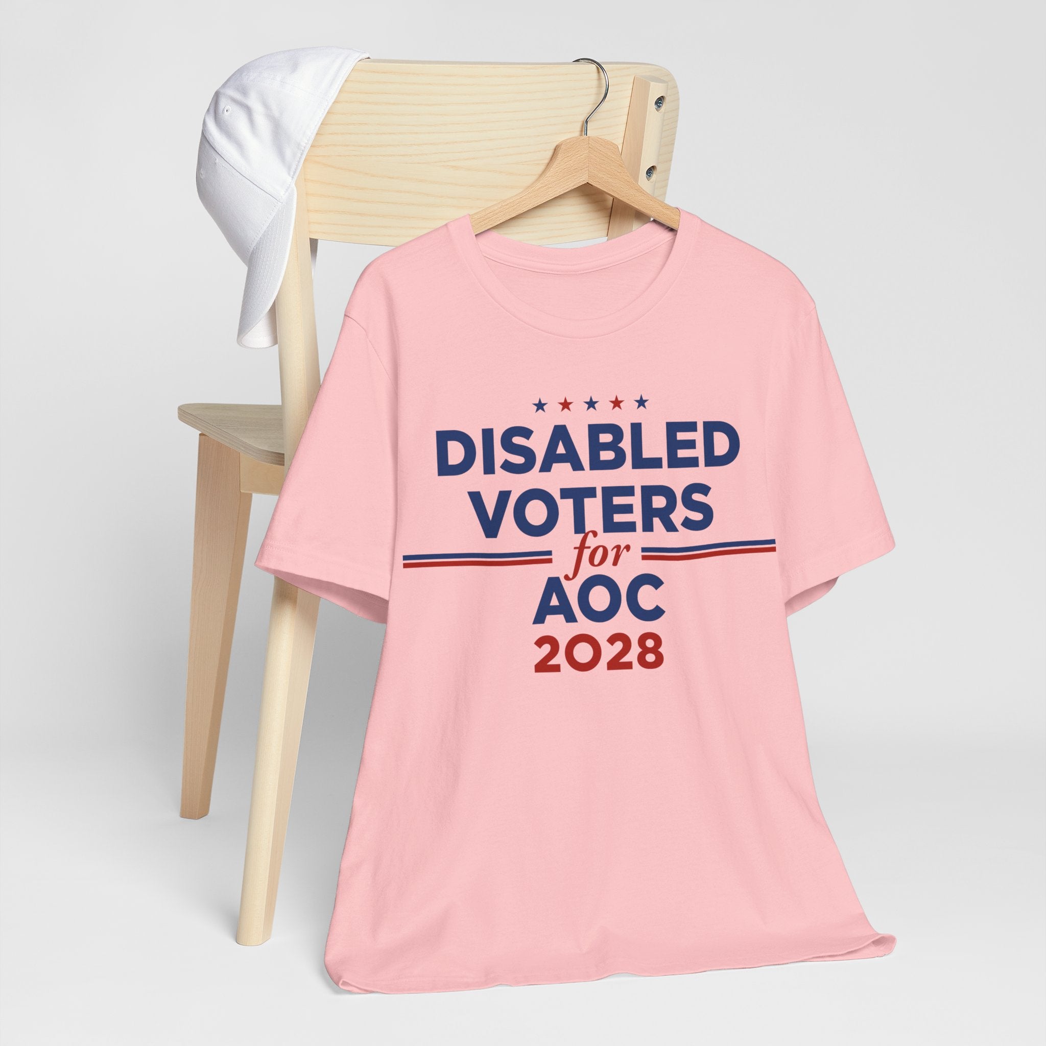 Disabled Voters for AOC for President Campaign T-Shirt 2028