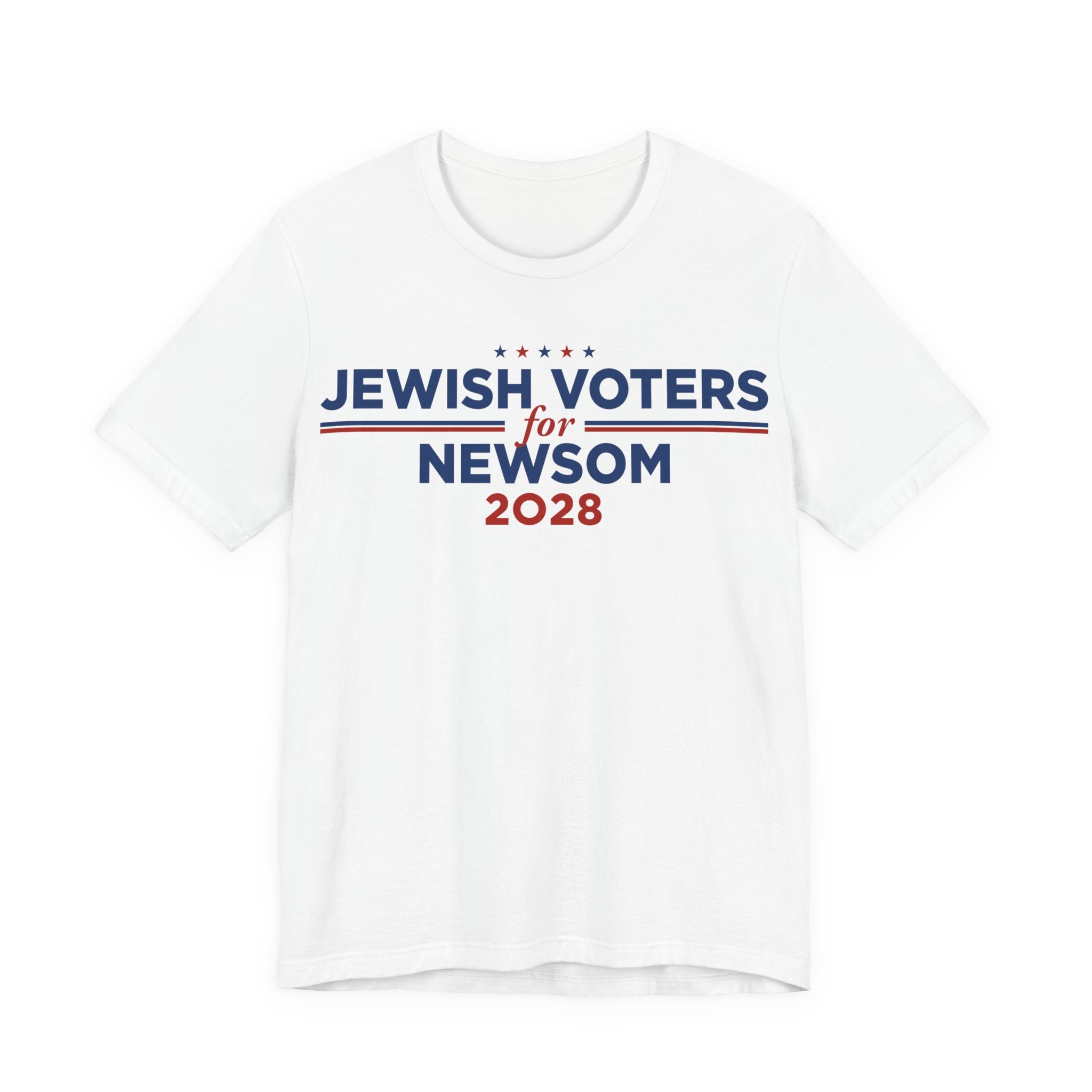 Jewish Voters for Gavin Newsom for President Campaign T-Shirt 2028
