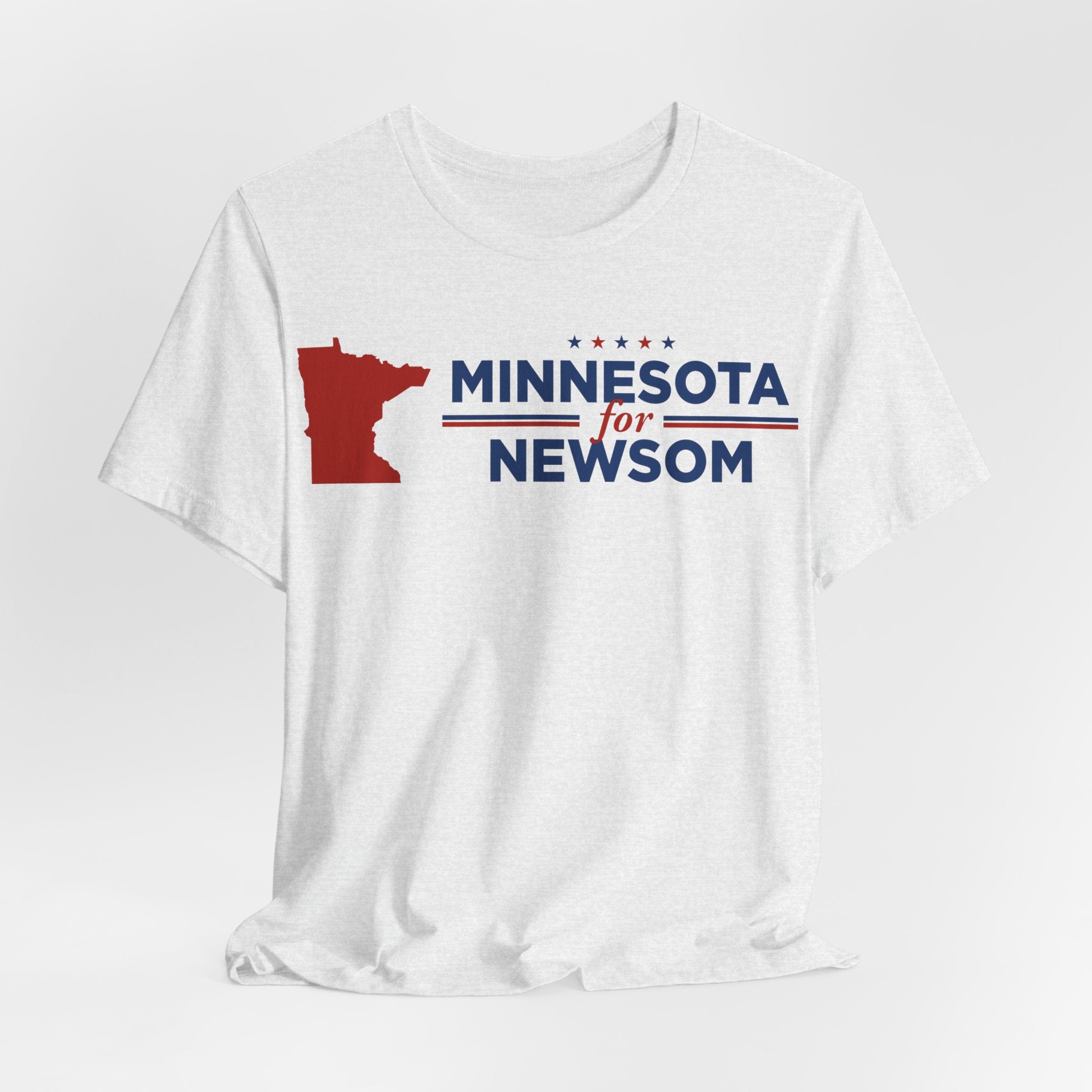 Minnesota for Gavin Newsom for President Campaign T-Shirt 2028