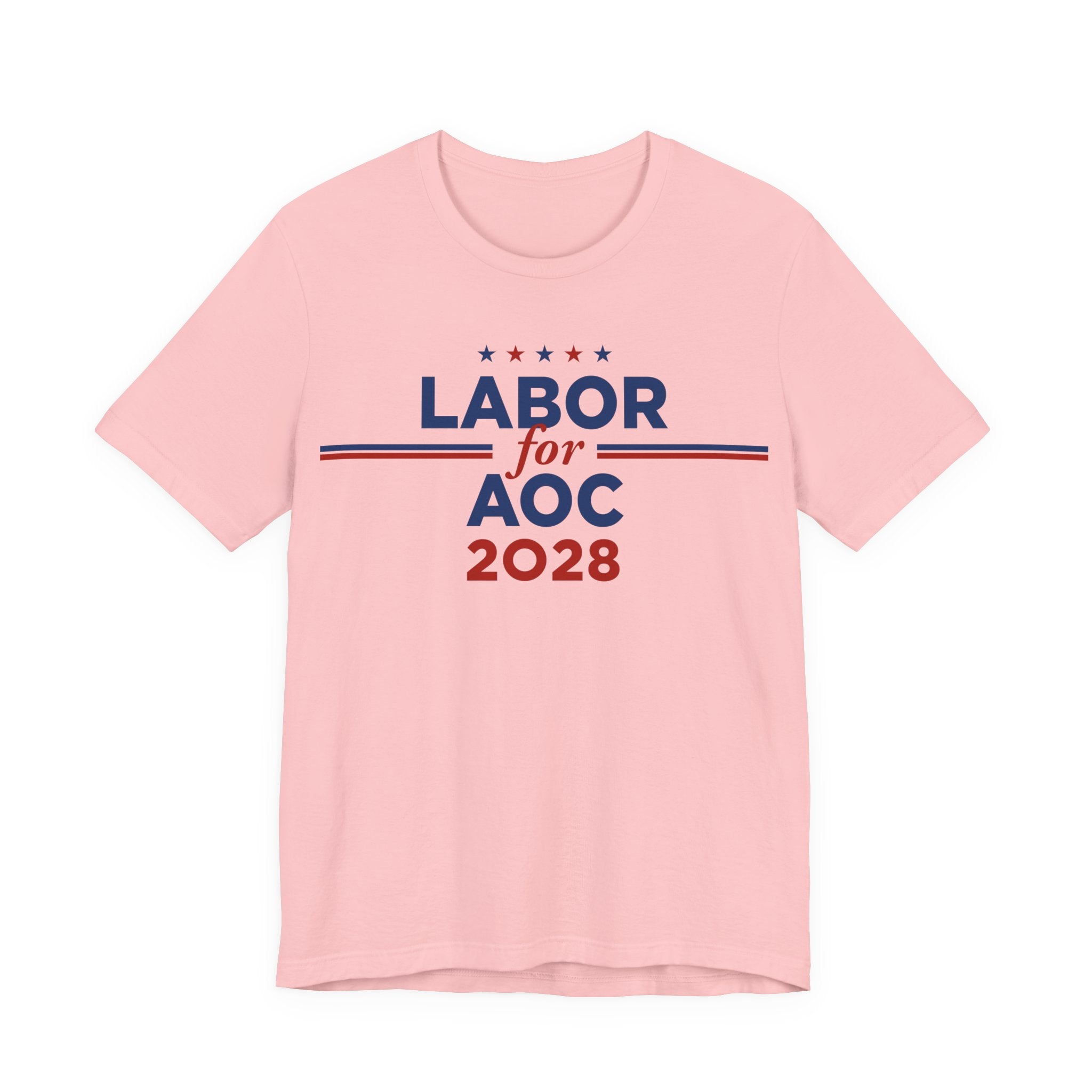 Labor for AOC for President Campaign T-Shirt 2028