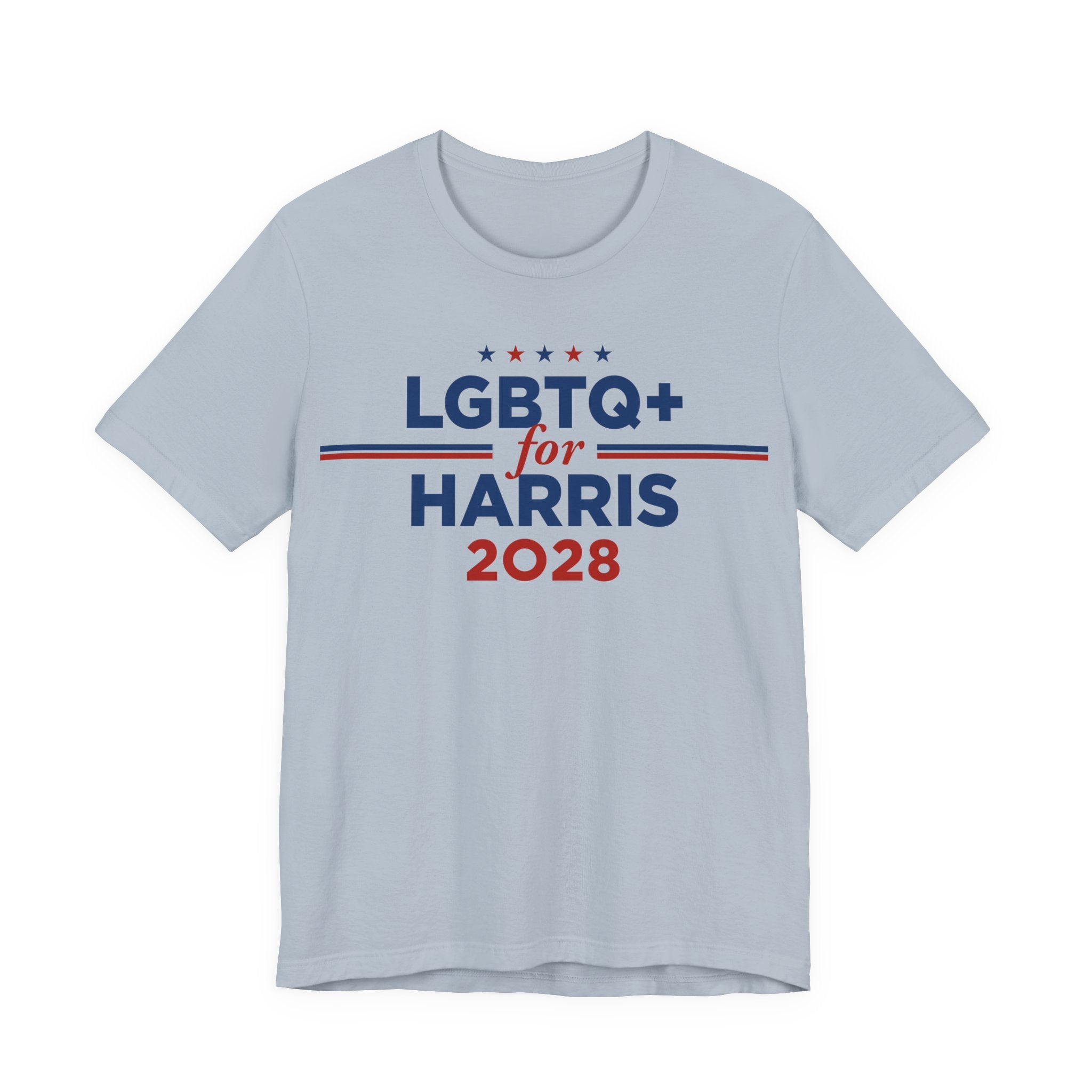 LGBTQ+ for Kamala Harris for President Campaign T-Shirt 2028