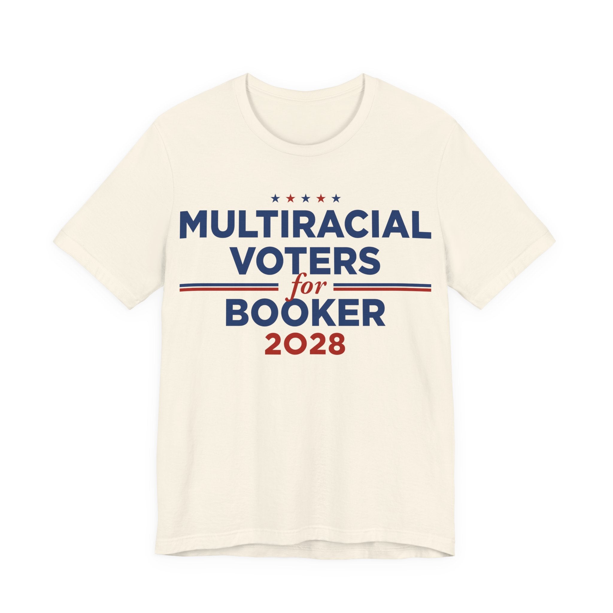 Multiracial Voters for Cory Booker for President Campaign T-Shirt 2028
