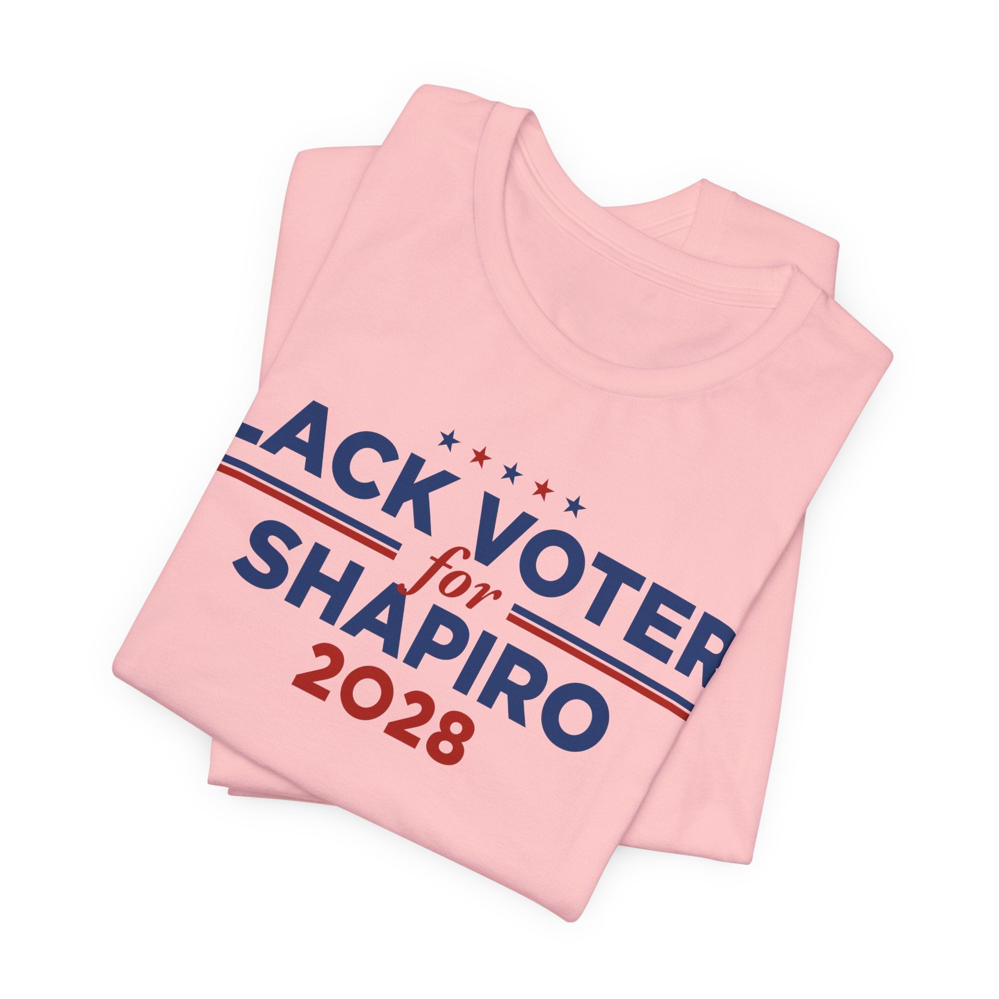 Black Voters for Josh Shapiro Campaign T-Shirt for President 2028