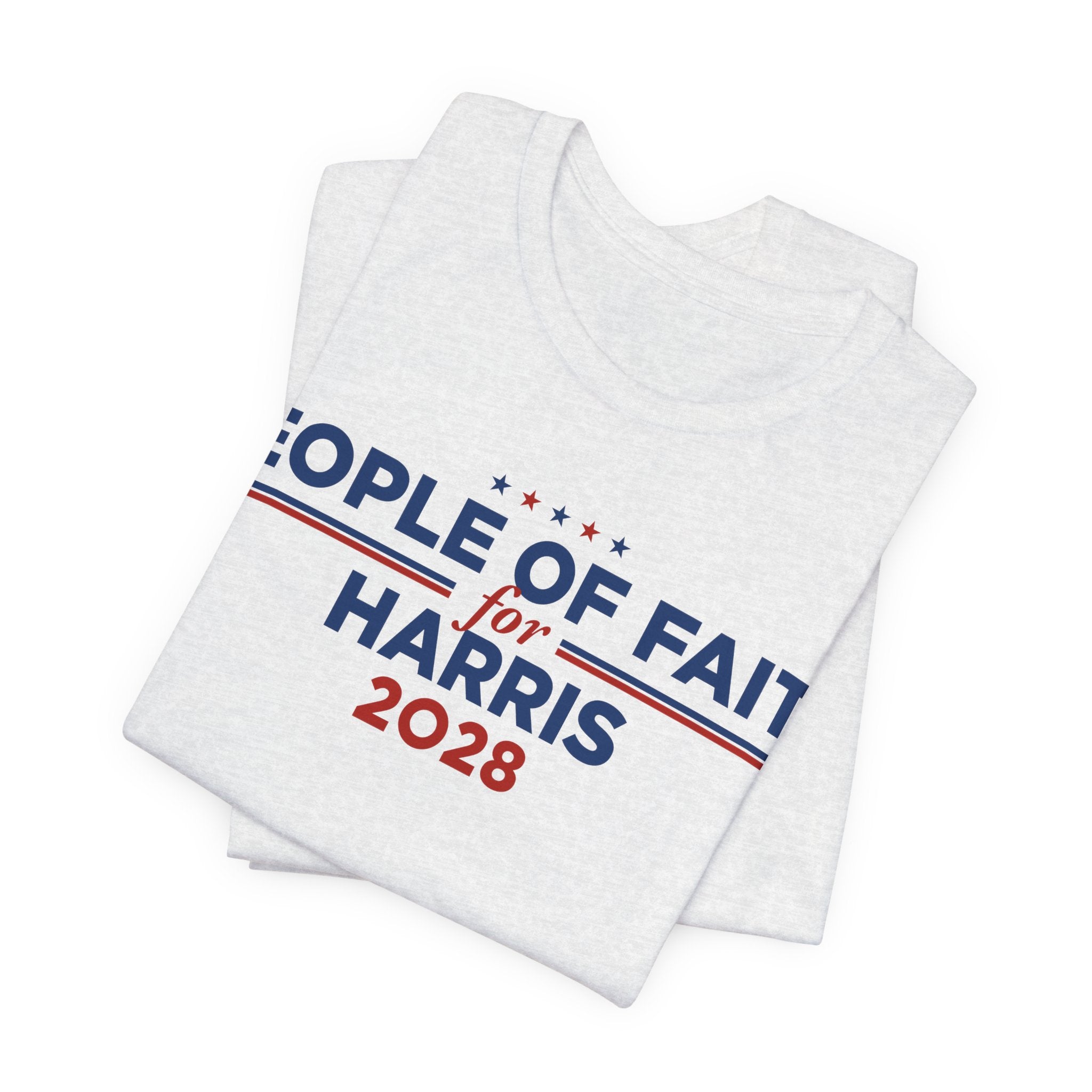 People of Faith for Kamala Harris for President Campaign T-Shirt 2028