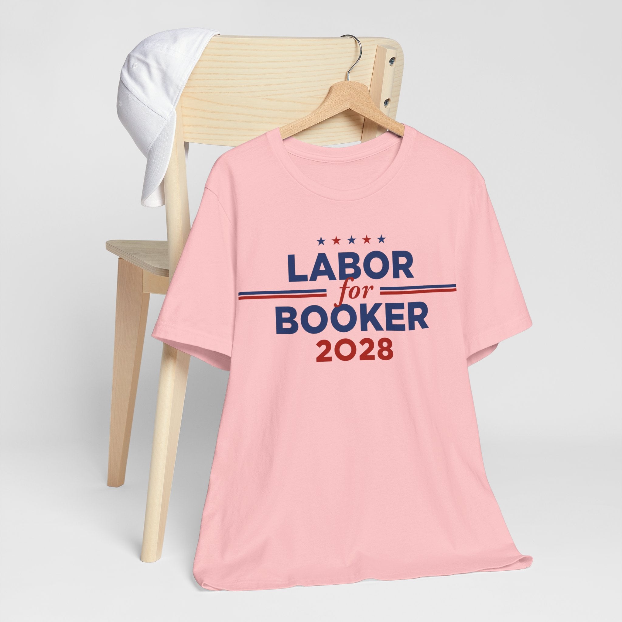 Labor for Cory Booker for President Campaign T-Shirt 2028