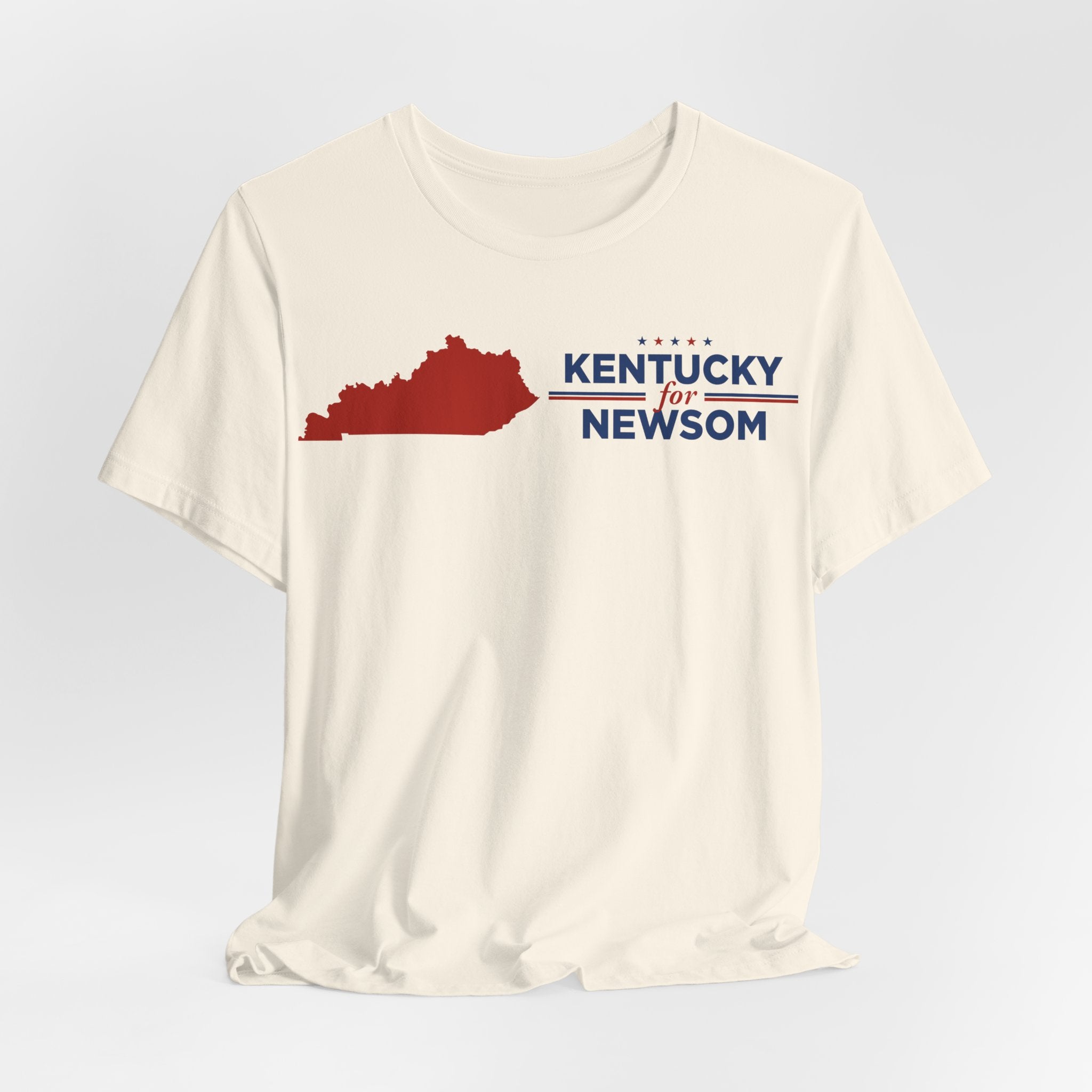 Kentucky for Gavin Newsom for President Campaign T-Shirt 2028