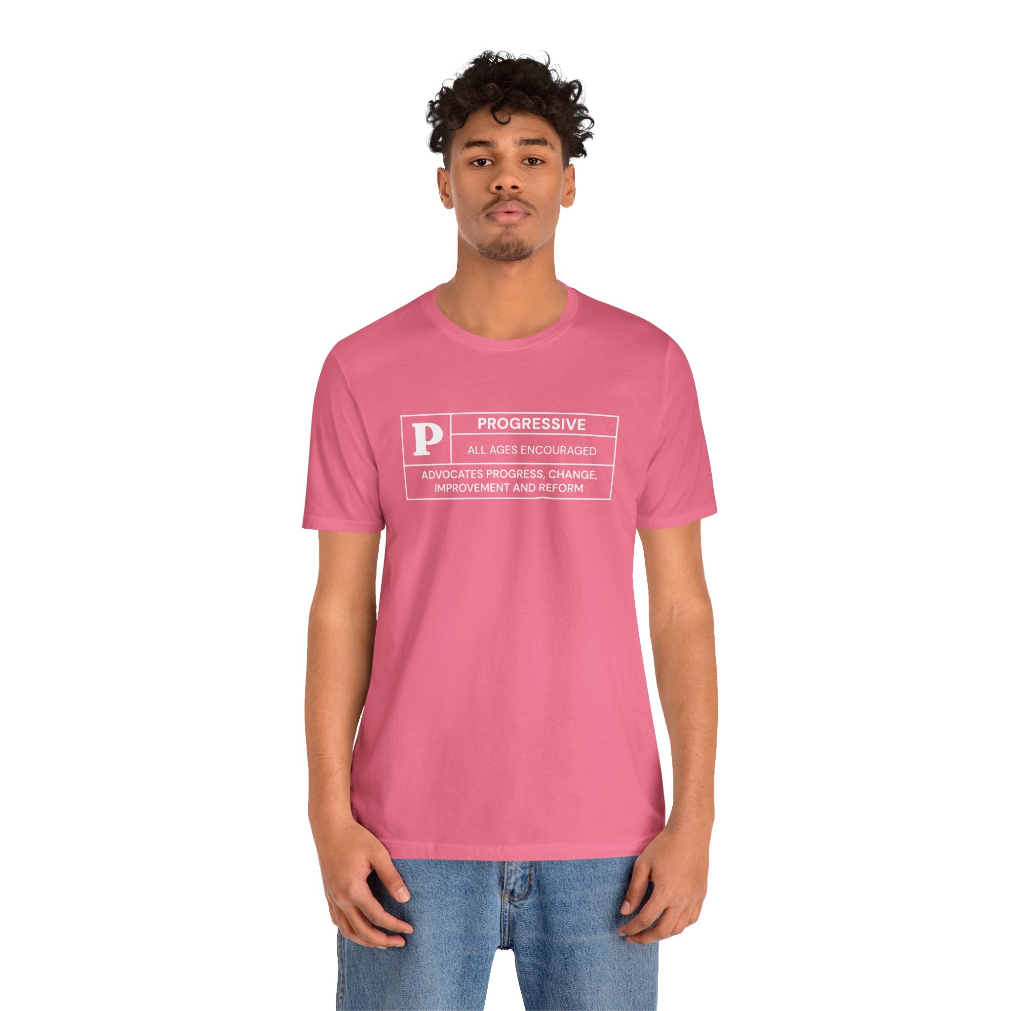 Funny Progressive Ratings Unisex Jersey Short Sleeve T-Shirt