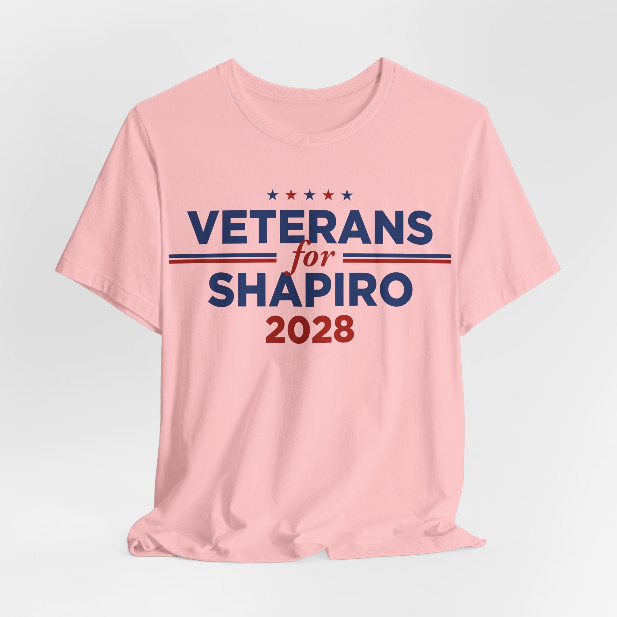 Veterans for Josh Shapiro for President Campaign T-Shirt 2028