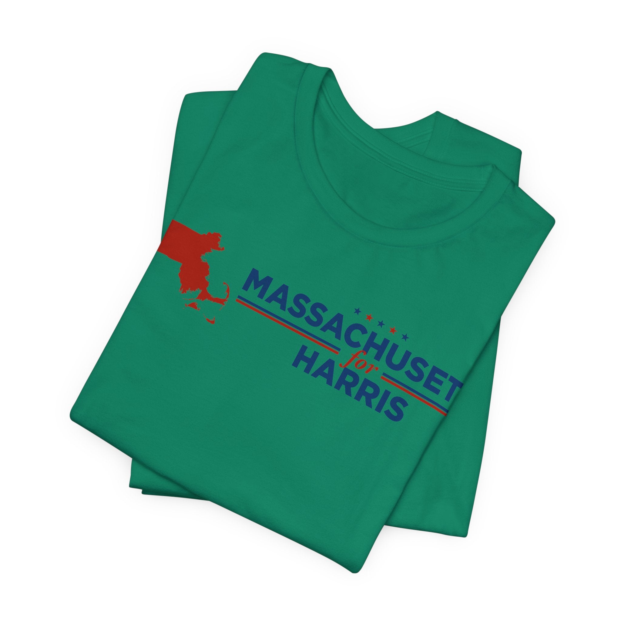 Massachusetts for Kamala Harris for President Campaign T-Shirt 2028