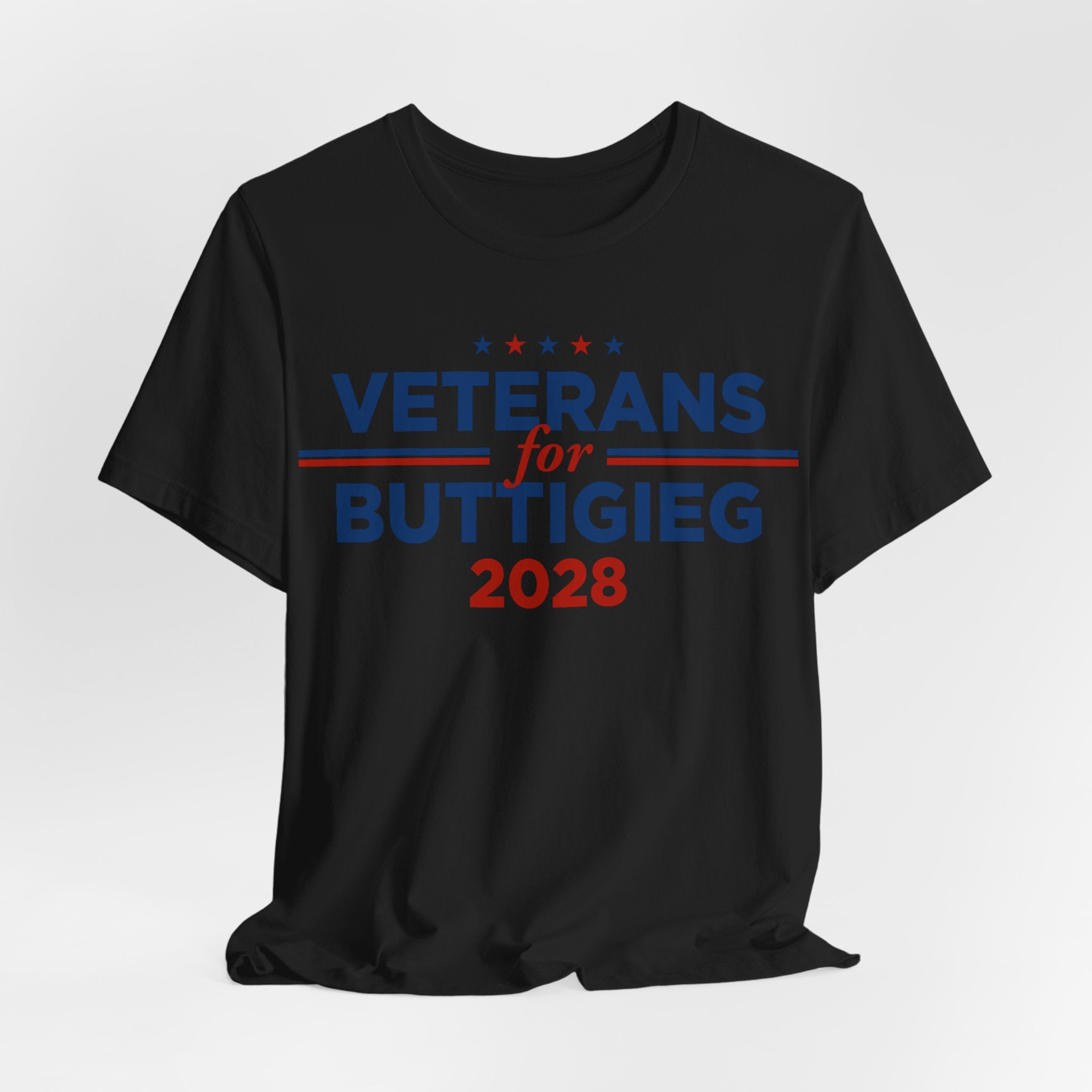 Veterans for Pete Buttigieg for President Campaign T-Shirt 2028
