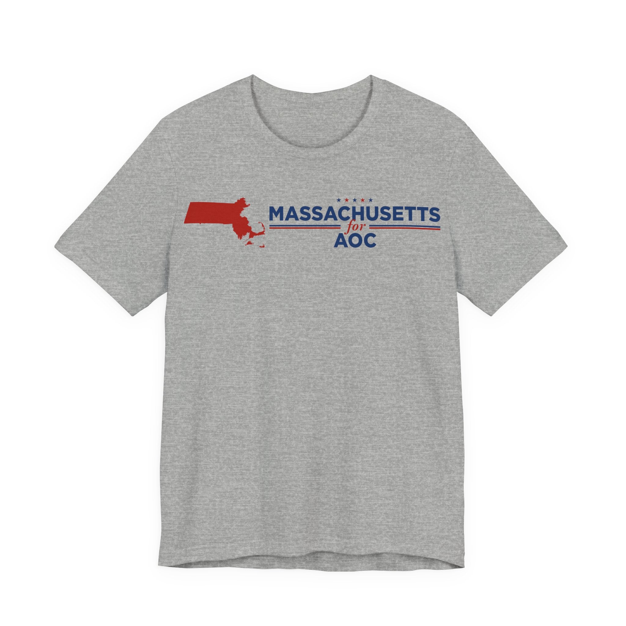 Massachusetts for AOC for President Campaign T-Shirt 2028