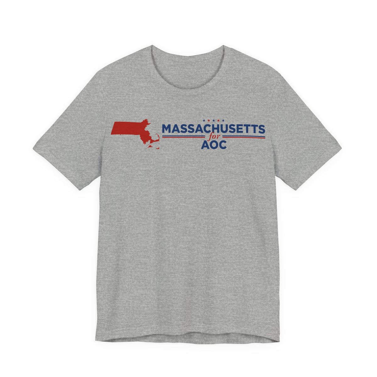 Massachusetts for AOC for President Campaign T-Shirt 2028
