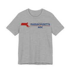 Massachusetts for AOC for President Campaign T-Shirt 2028