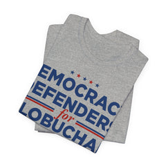 Democracy Defenders for Klobuchar 2028 T-Shirt | Bella+Canvas 3001 Political Graphic Tee