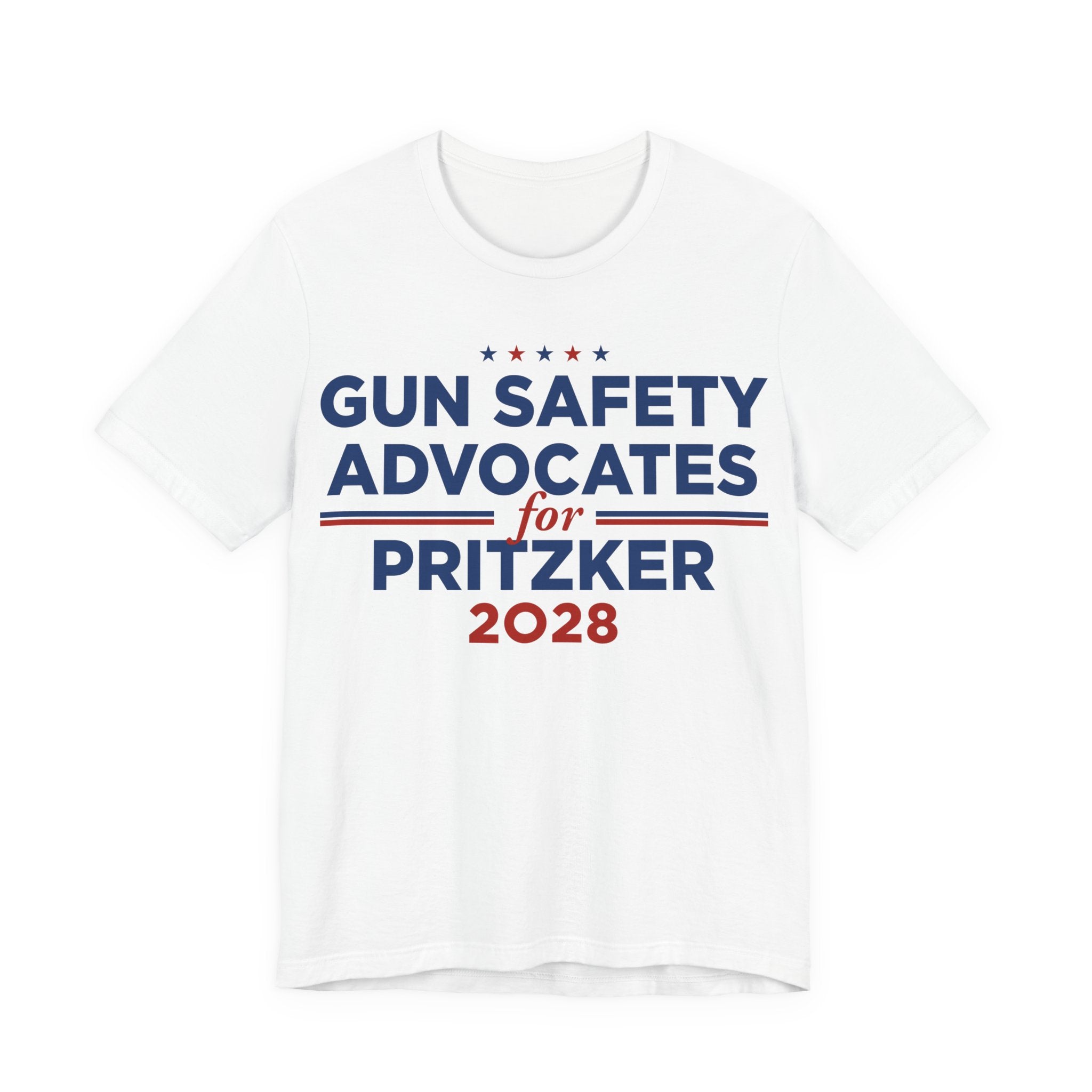 Gun Safety Advocates for J.B. Pritzker for President Campaign T-Shirt 2028