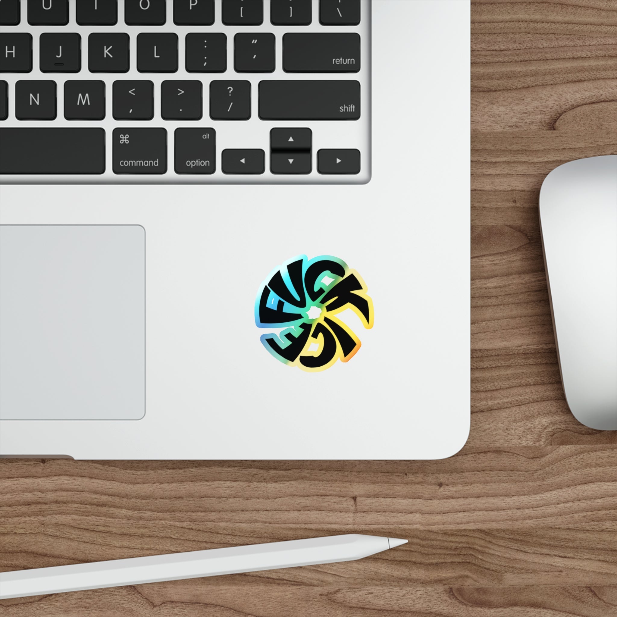 Holographic Fuck ICE Sticker