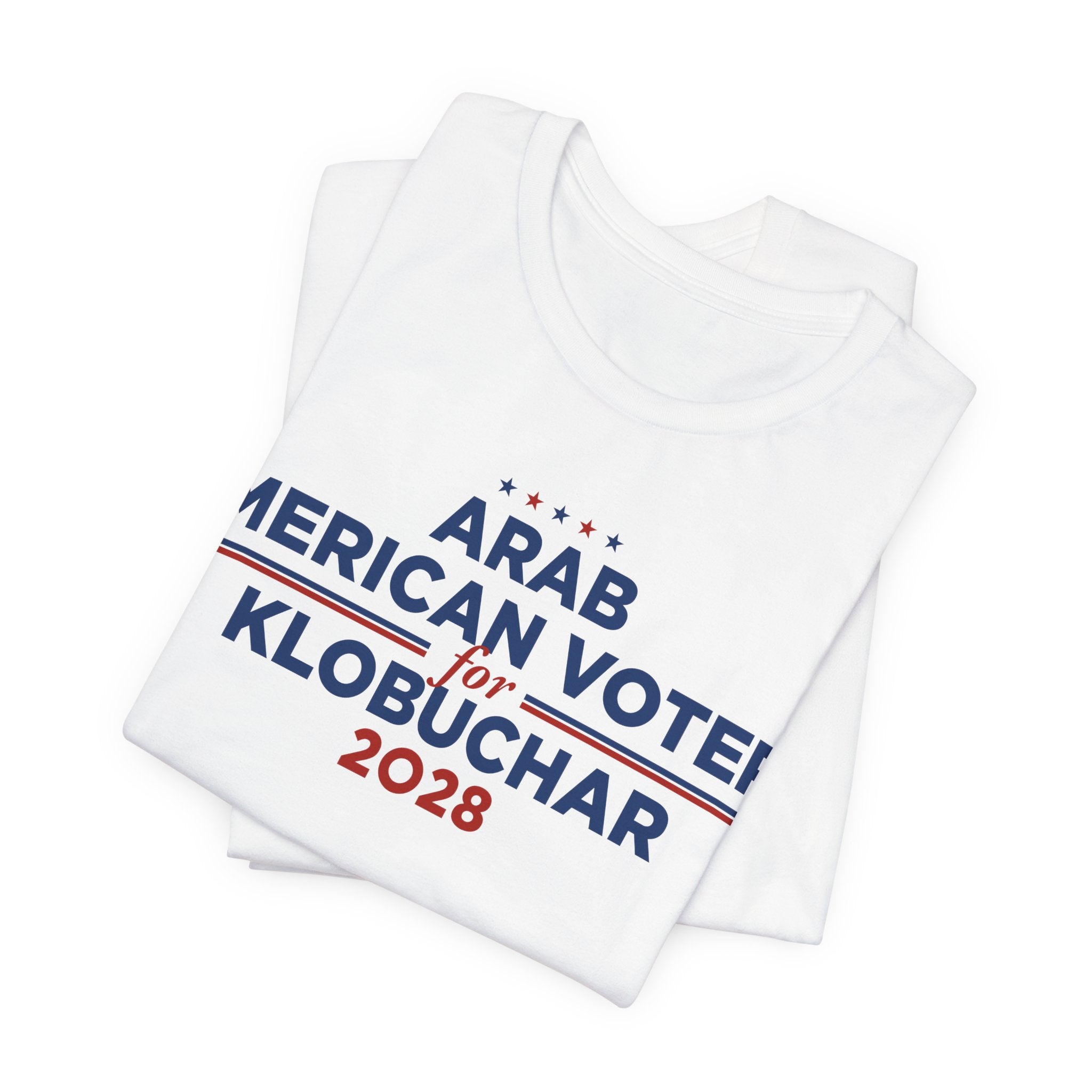 Arab American Voters for Amy Klobuchar for President Campaign T-Shirt 2028