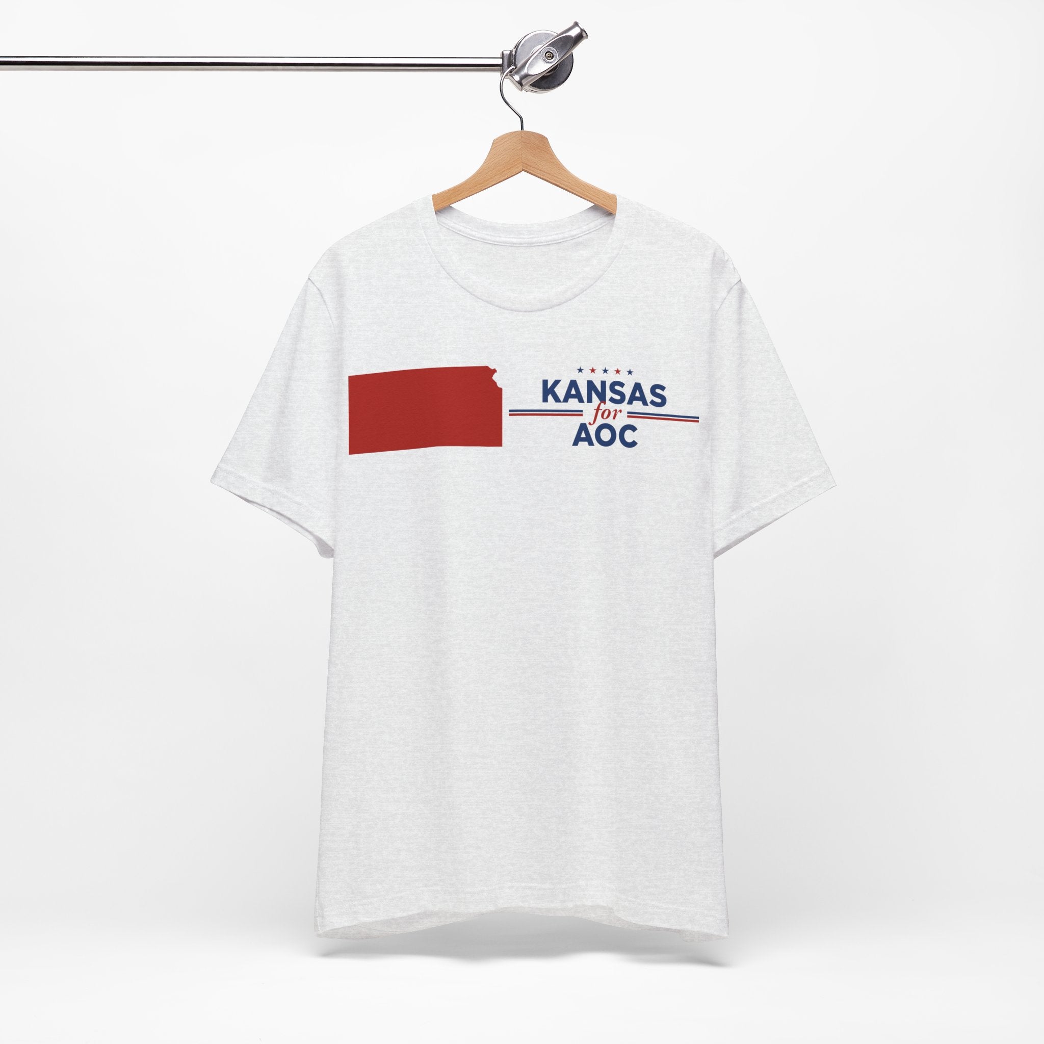 Kansas for AOC for President Campaign T-Shirt 2028