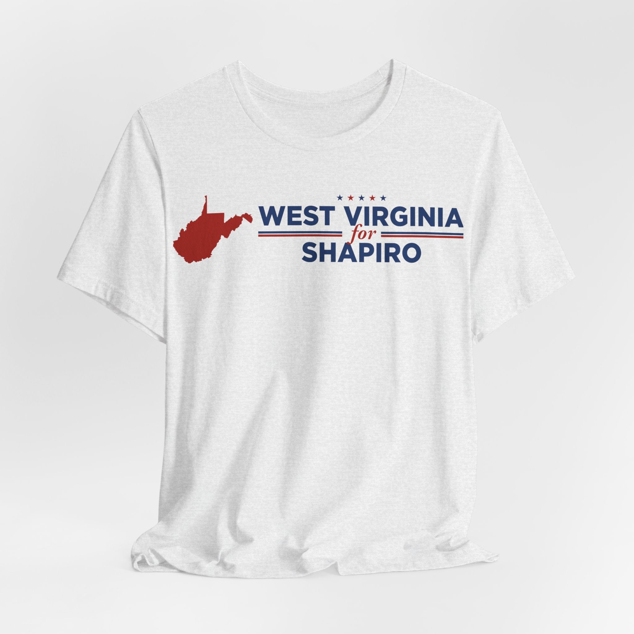 West Virginia for Josh Shapiro for President Campaign T-Shirt 2028