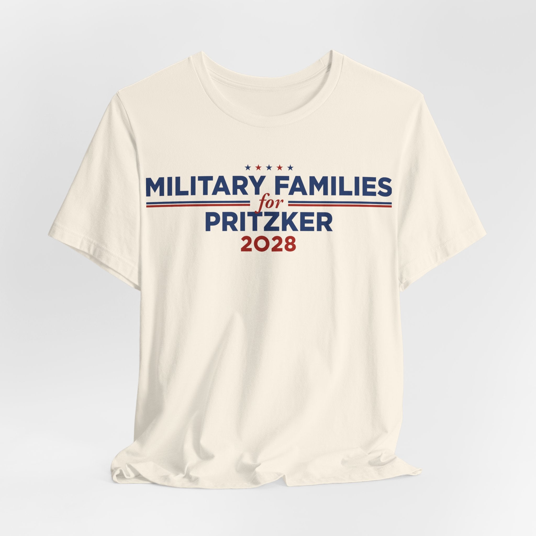Military Families for J.B. Pritzker for President Campaign T-Shirt 2028