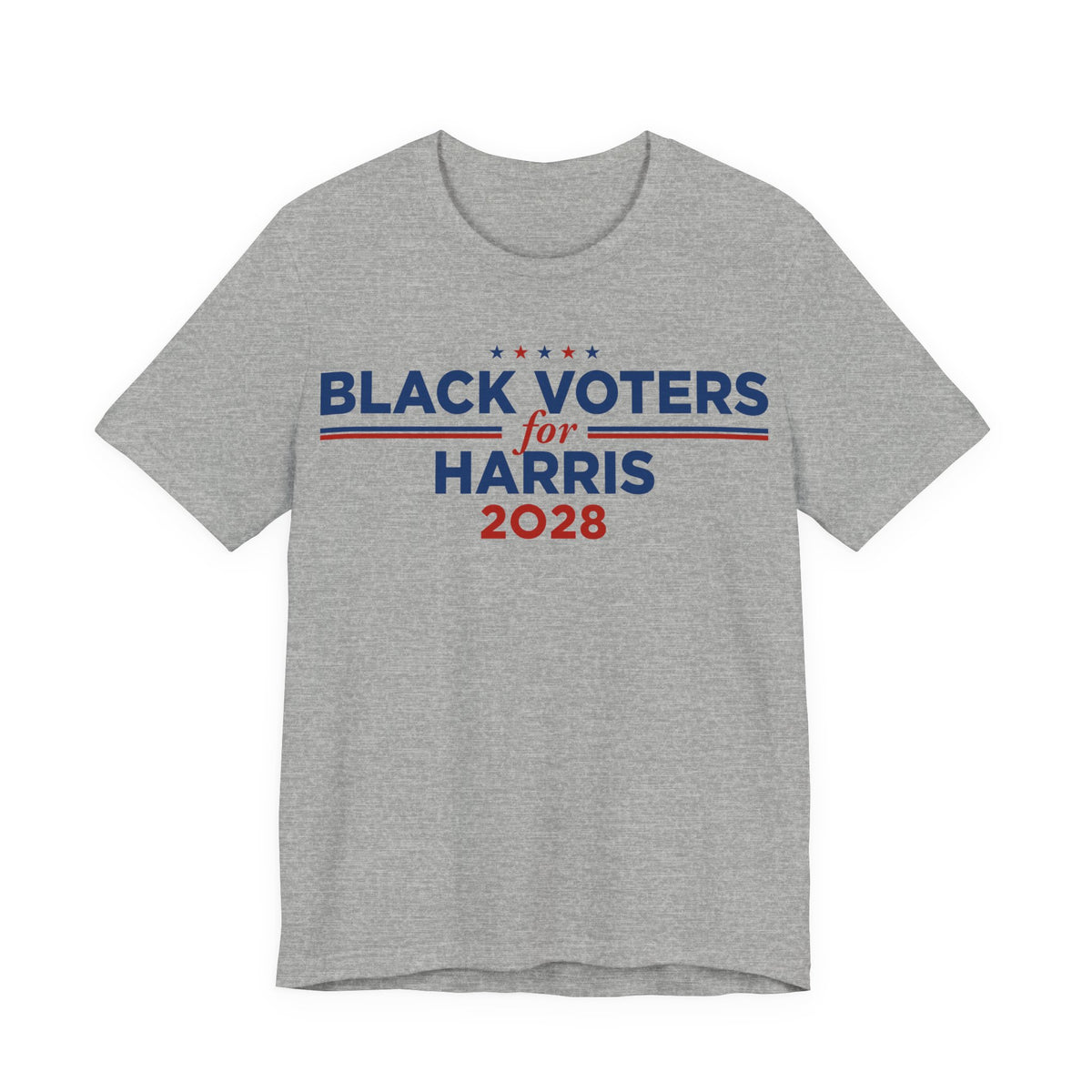 Black Voters for Kamala Harris Campaign T-Shirt for President 2028