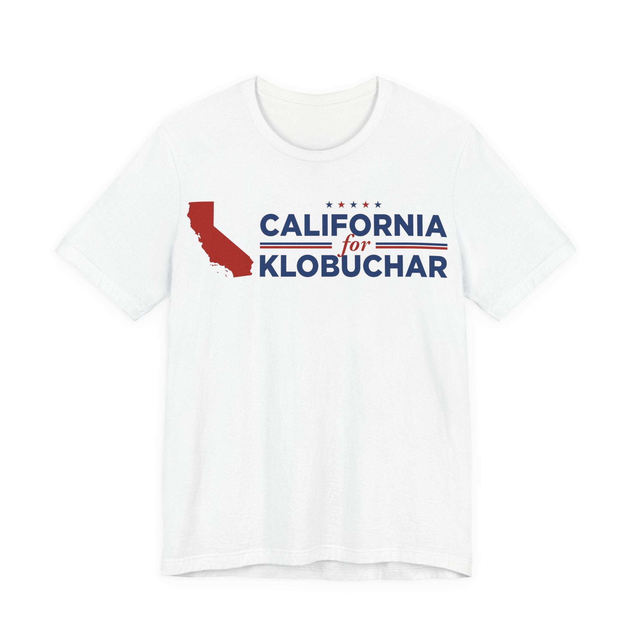 California for Amy Klobuchar for President Campaign T-Shirt 2028