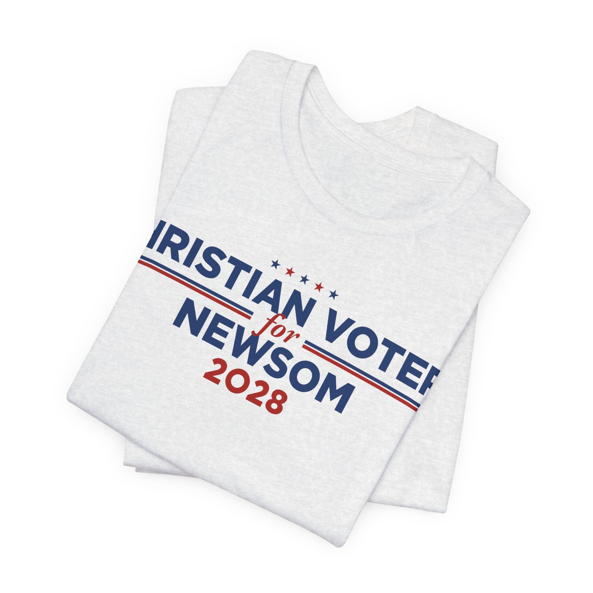 Christian Voters for Gavin Newsom for President Campaign T-Shirt 2028