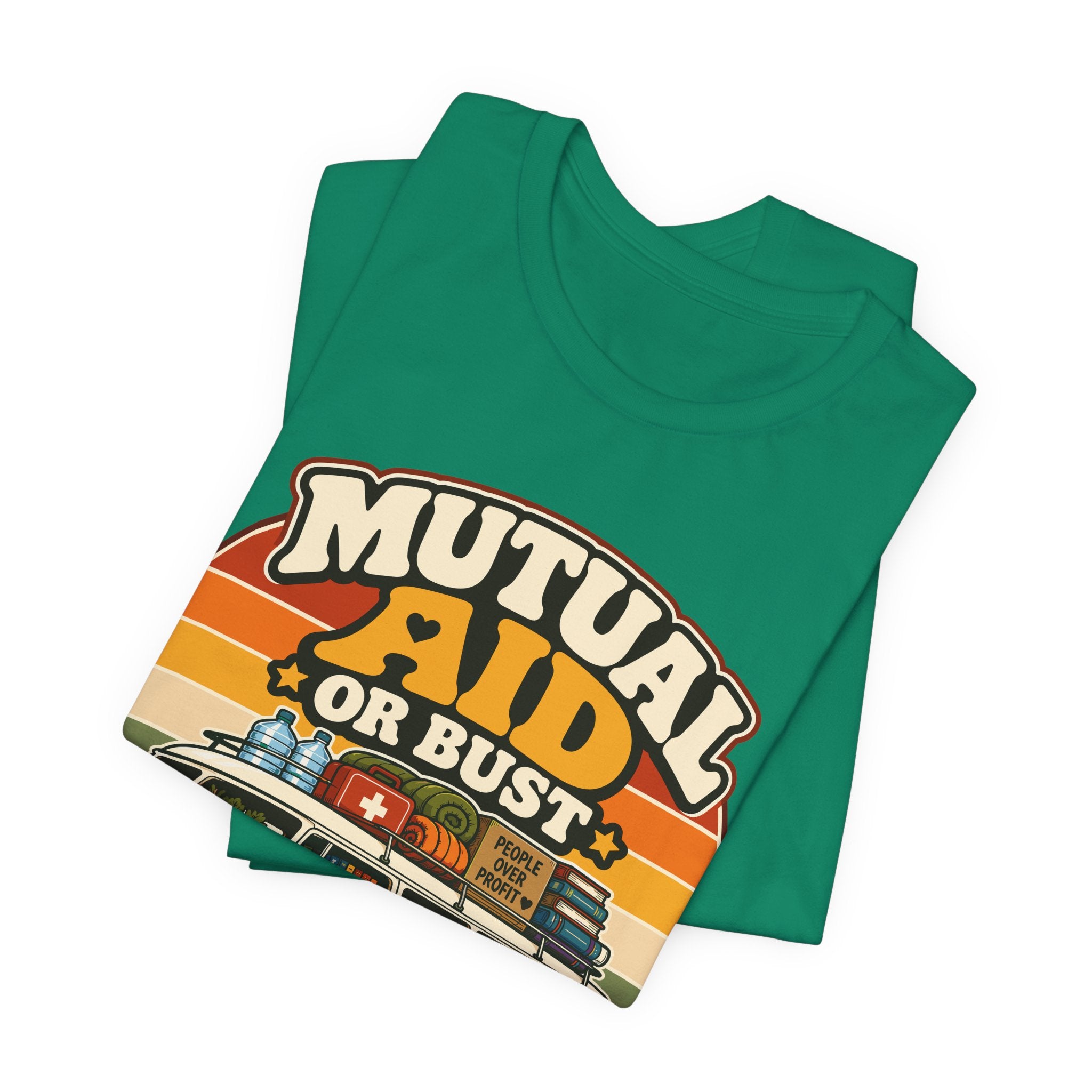 Community Care Caravan T-Shirt | Mutual Aid Progressive Graphic Tee