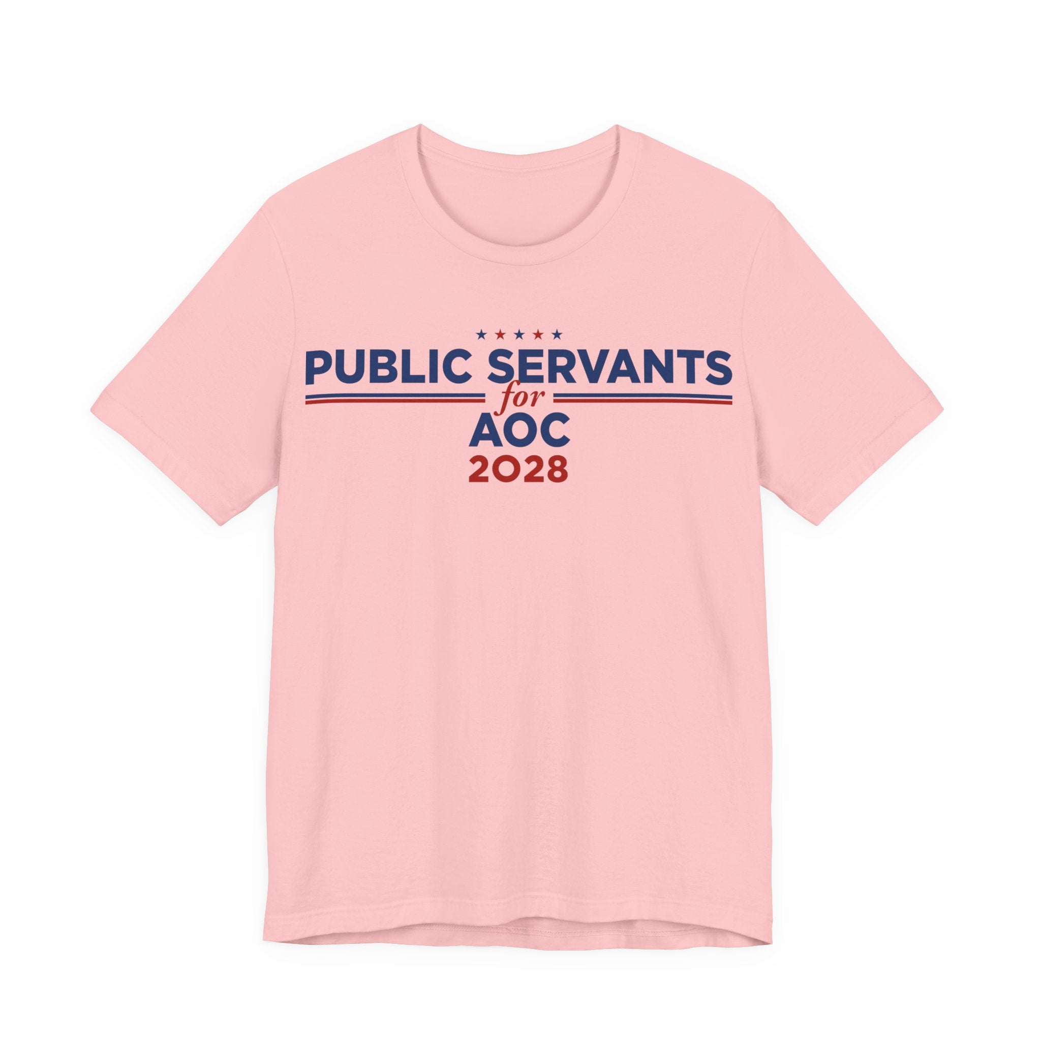 Public Servants for AOC for President Campaign T-Shirt 2028